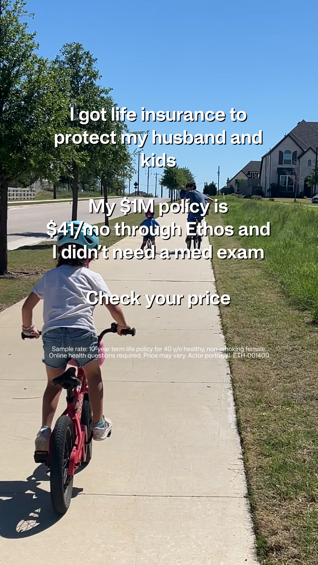 Ethos Facebook ad