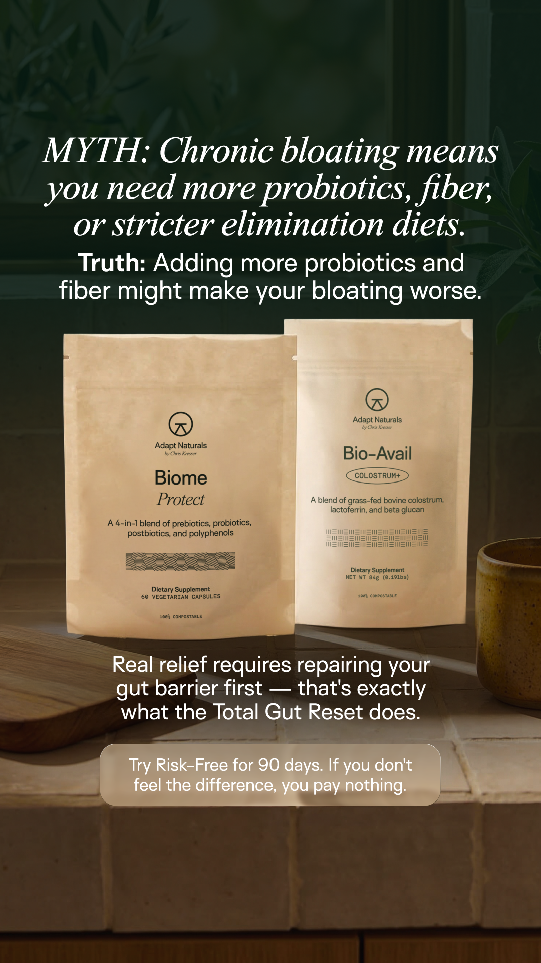 Adapt Naturals Facebook ad