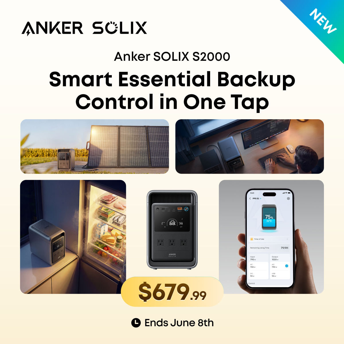 Anker SOLIX Facebook ad