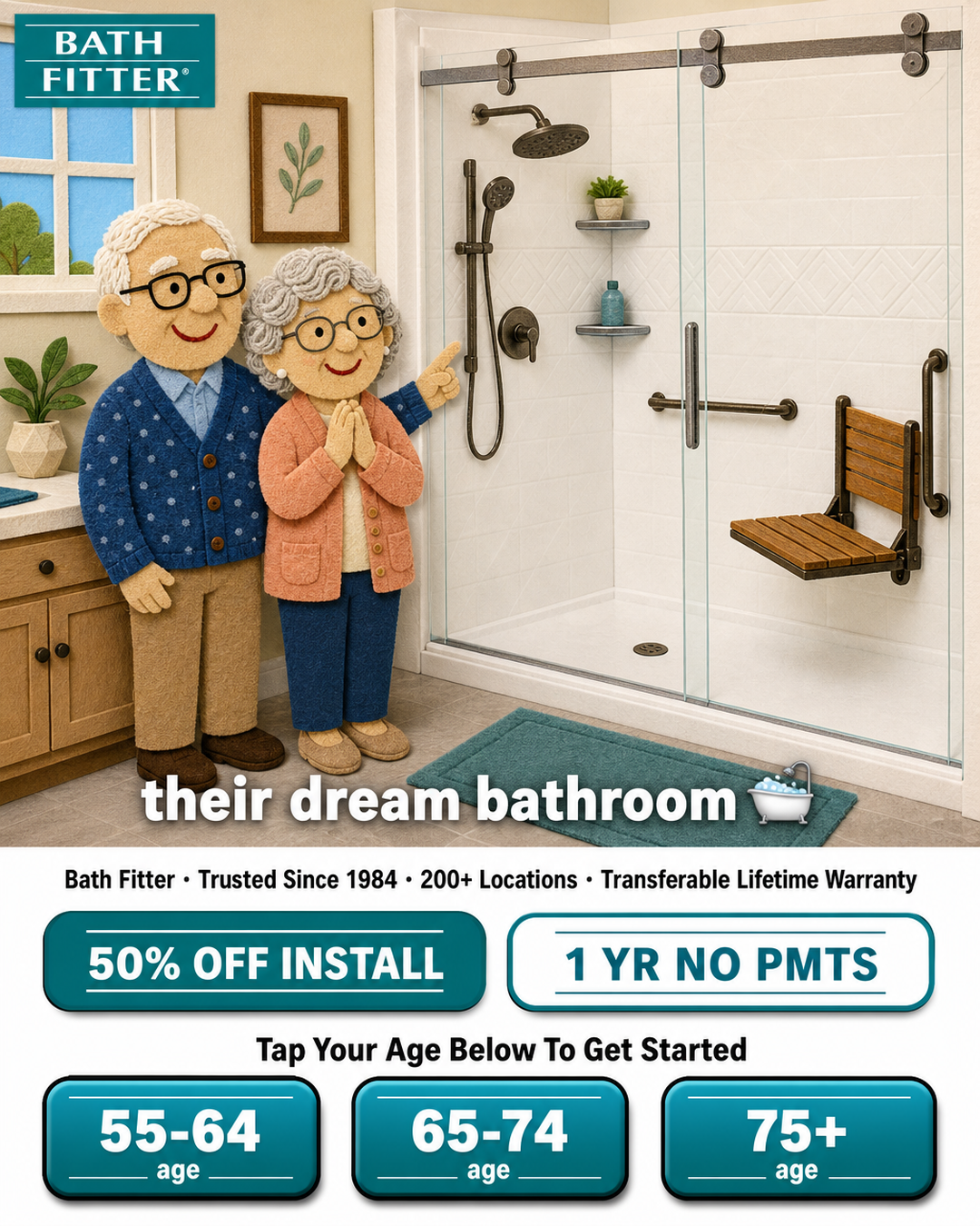 Bath Fitter Facebook ad