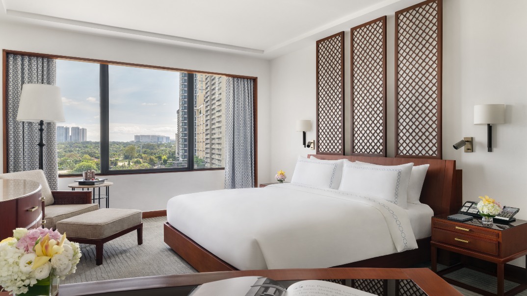 The Peninsula Manila Facebook ad: Experience timeless elegance and unmatched comfort in the…