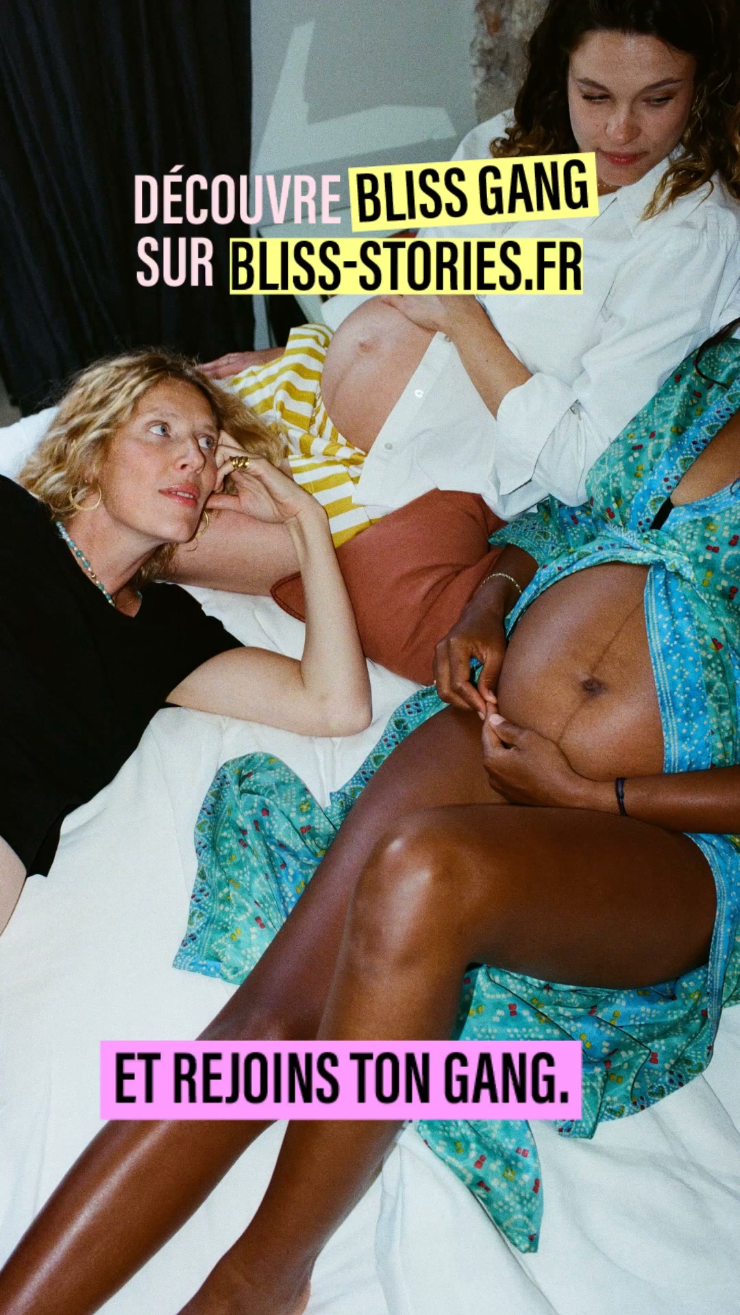 Bliss-Stories Facebook ad: Rejoins le Bliss Gang