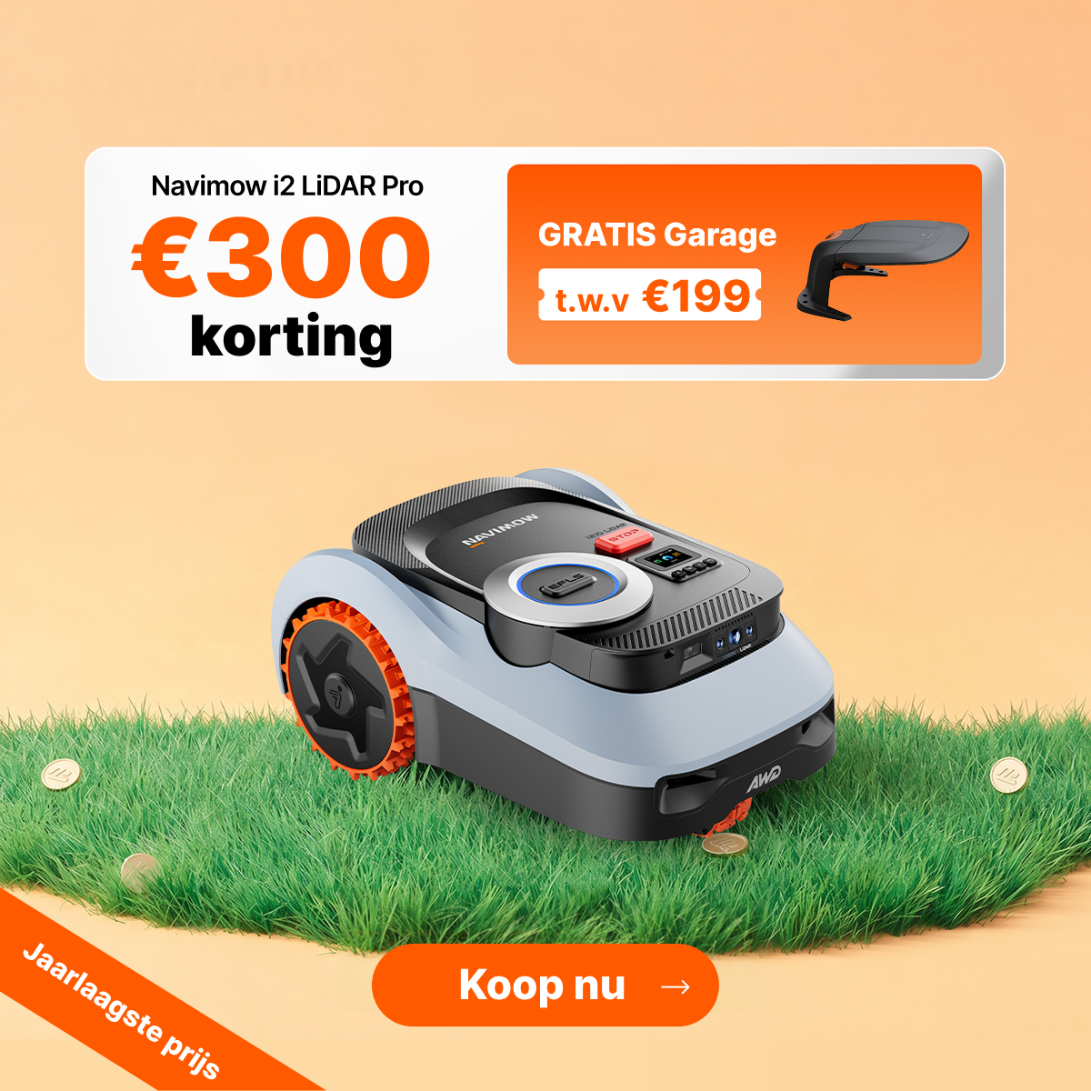 Segway Navimow Facebook ad: i2 LiDAR Pro: Beste prijs van het jaar