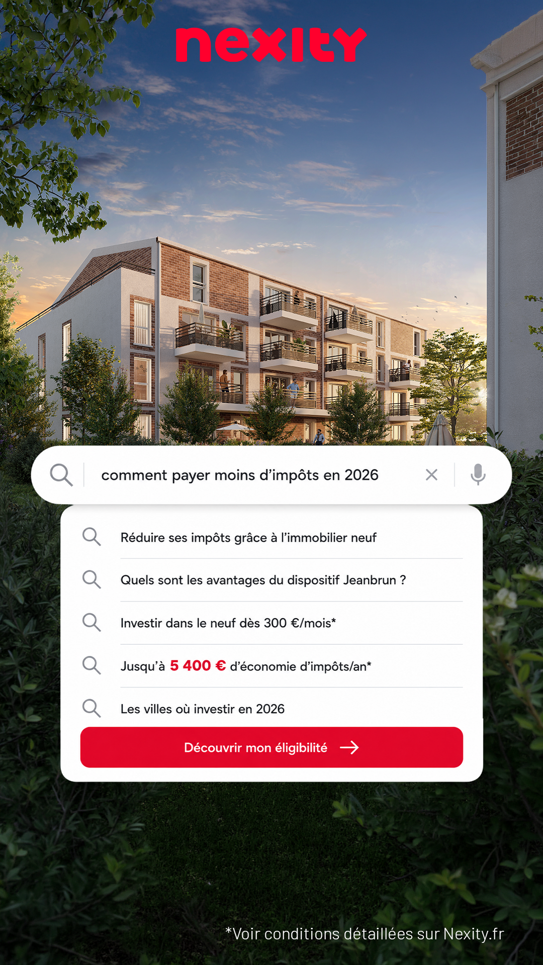 Nexity Facebook ad from Jul 10, 2026