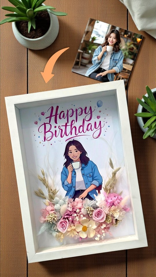 Well Live Florist Facebook ad: Turn your reality into a masterpiece.