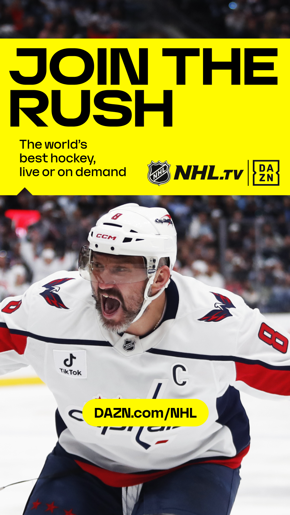 DAZN Sport Facebook ad: NHL.TV on DAZN
