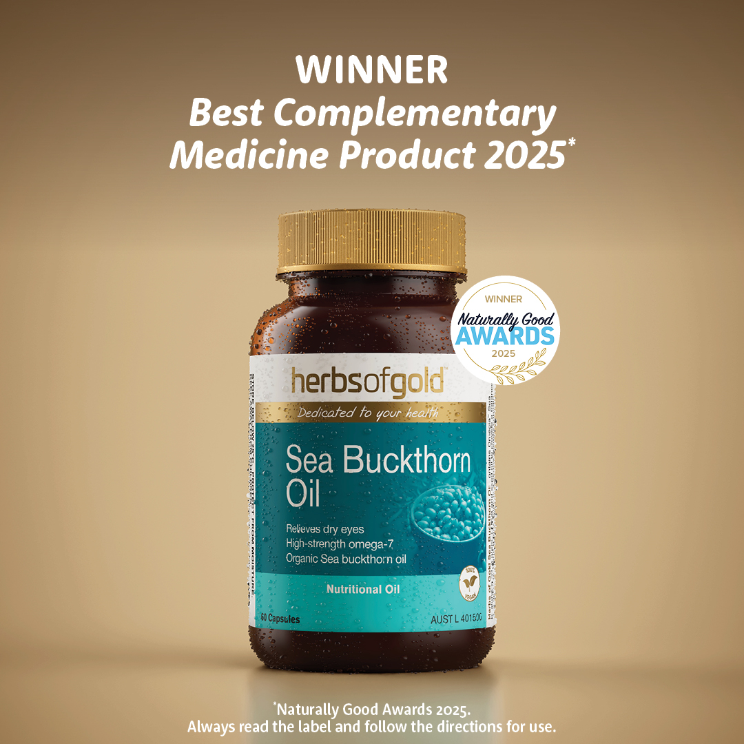 Herbs of Gold Facebook ad from Jul 1, 2026
