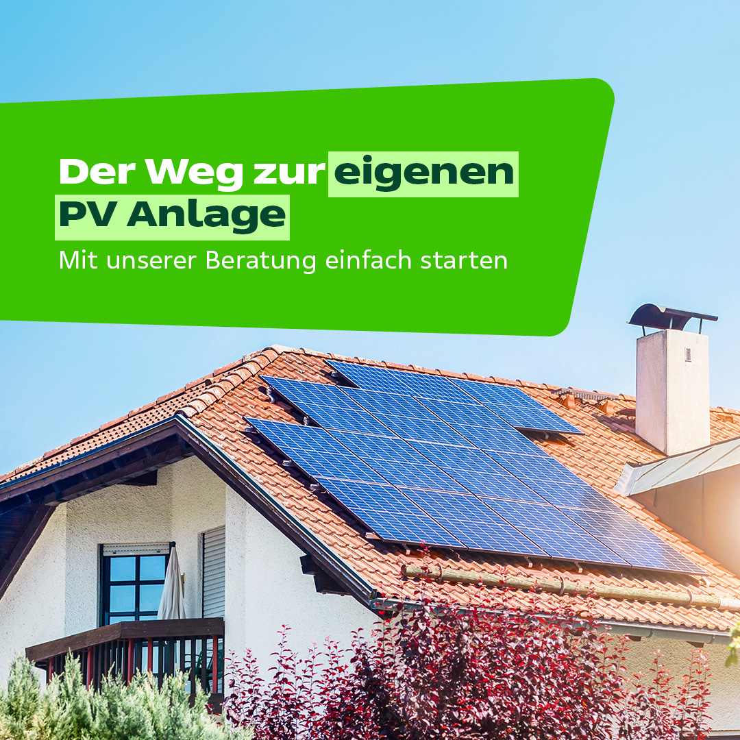 Stadtwerke Düsseldorf Facebook ad: Der Weg zur eigenen Photovoltaikanlage startet mit einer…