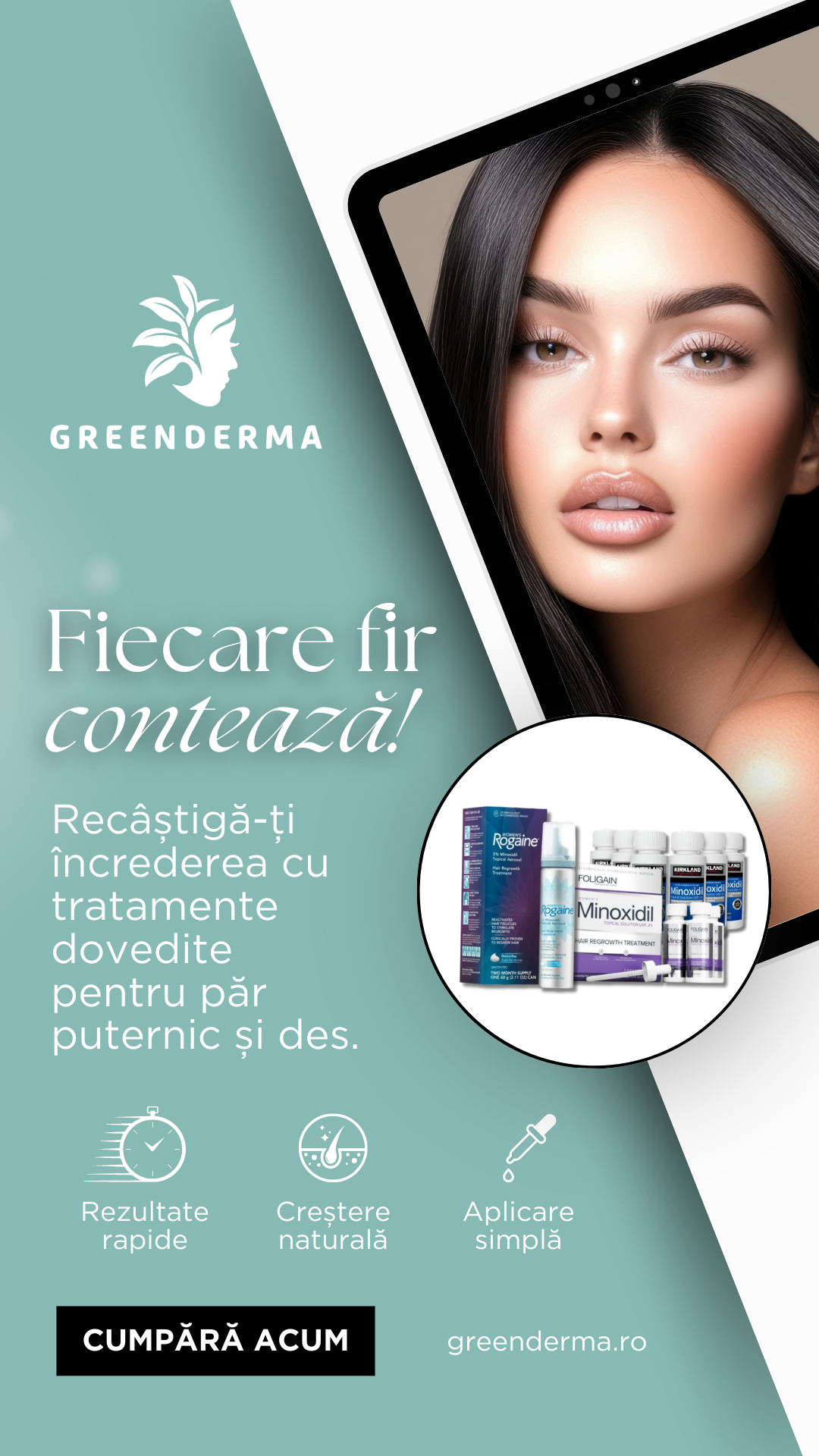 Greenderma Facebook ad