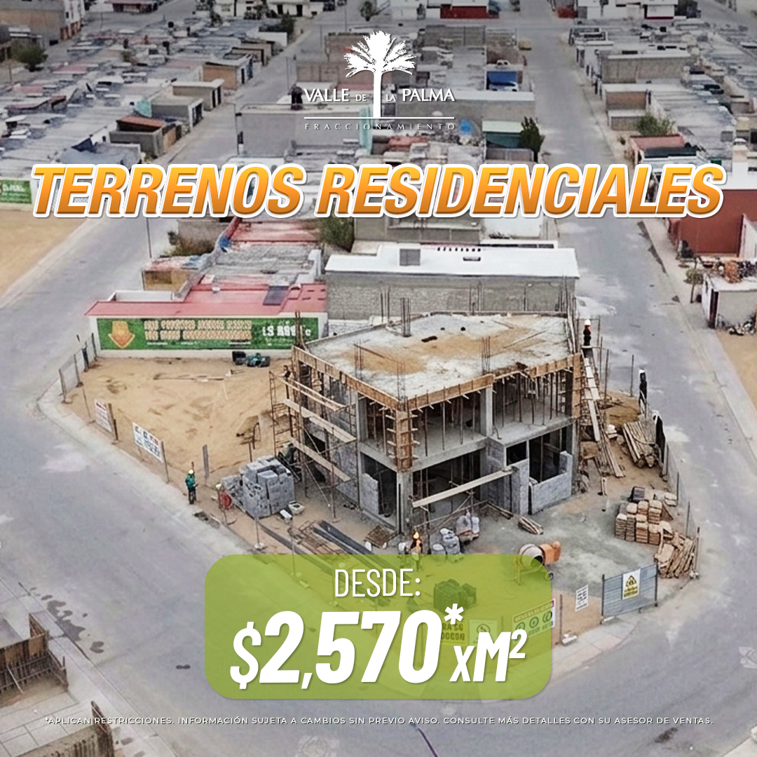 Valle de la Palma Facebook ad: Terrenos Habitacionales en Valle de la Palma