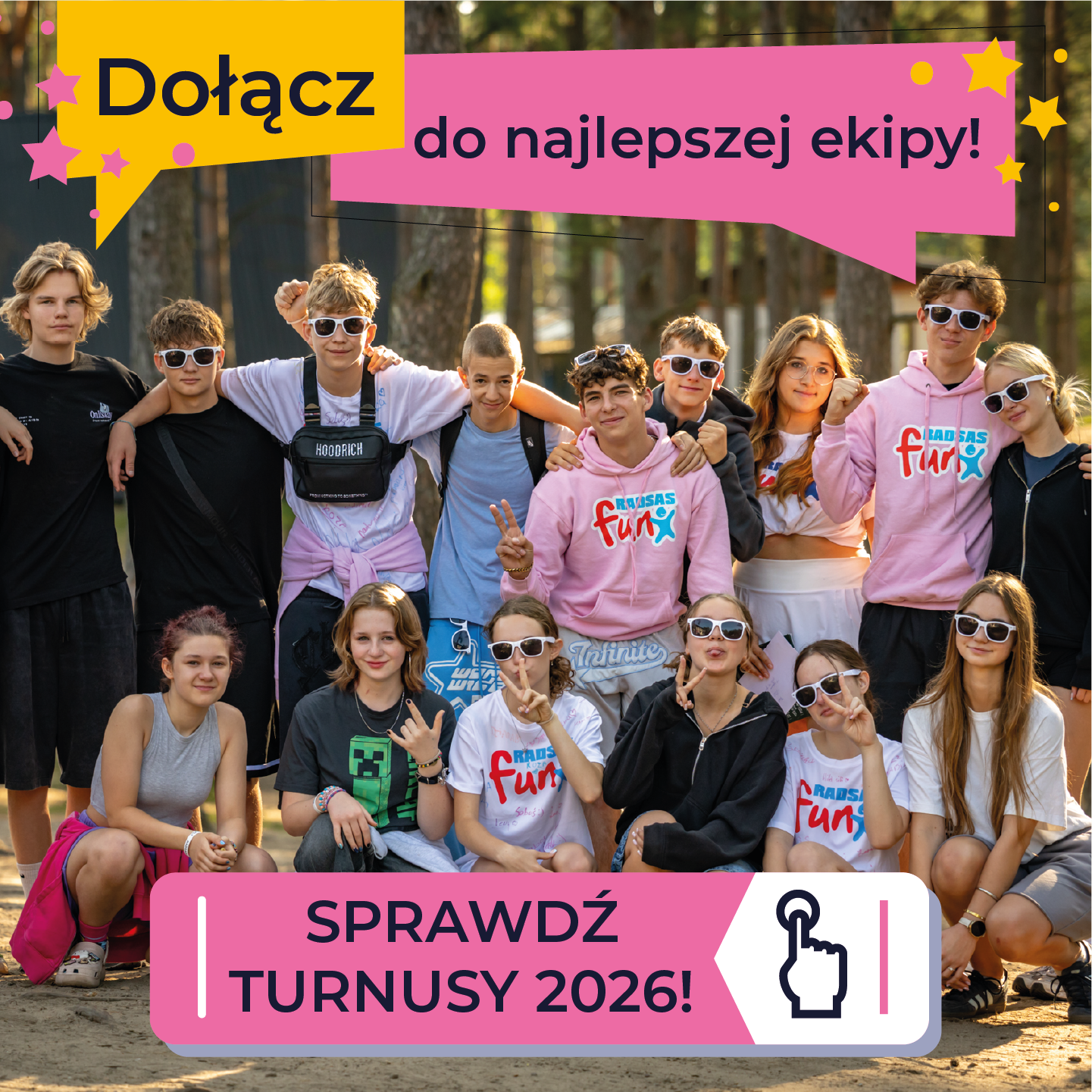 Radsas Fun Facebook ad: Dlaczego rodzice i młodzież nas kochają?