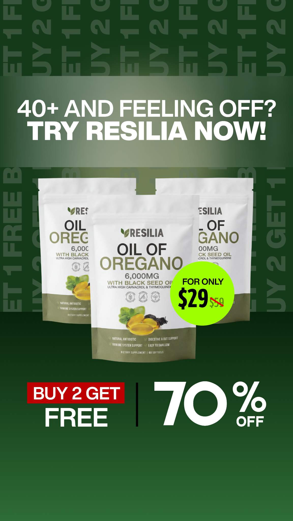 After 40 Wellness Facebook ad