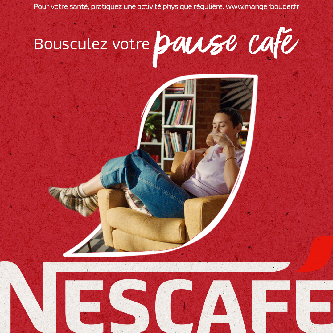 NESCAFÉ Facebook ad: NESCAFÉ débarque avec KITKAT, soyez prêt à bousculer…