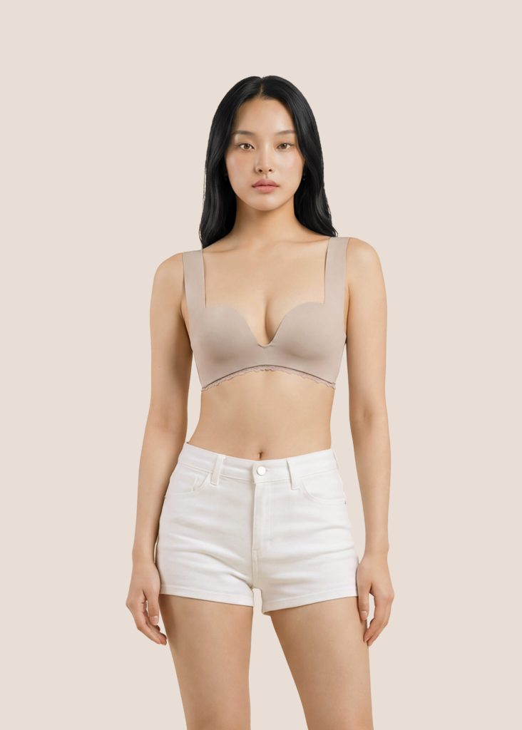 Bare by Dreamscaped Facebook ad: Still expecting cleavage from a full-cup bra?