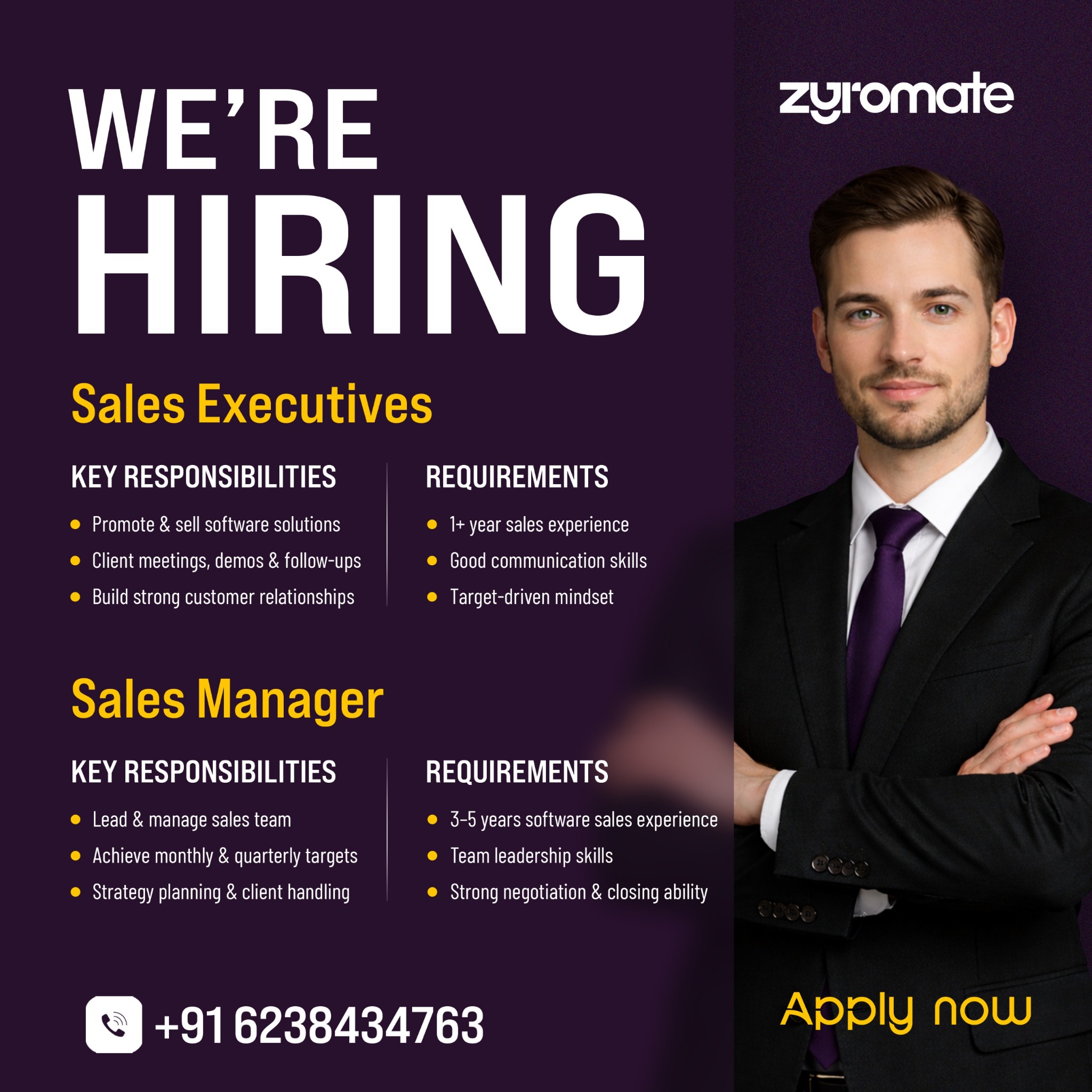 Zyromate Facebook ad: Chat with us