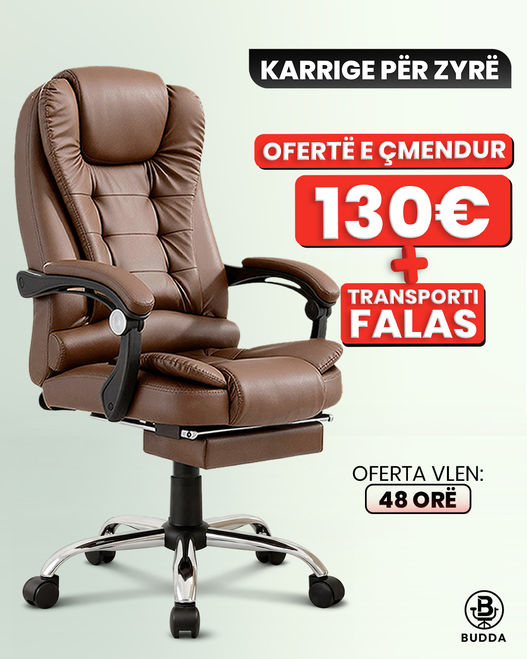 Budda SHPK Facebook ad: Karrige për Zyrë