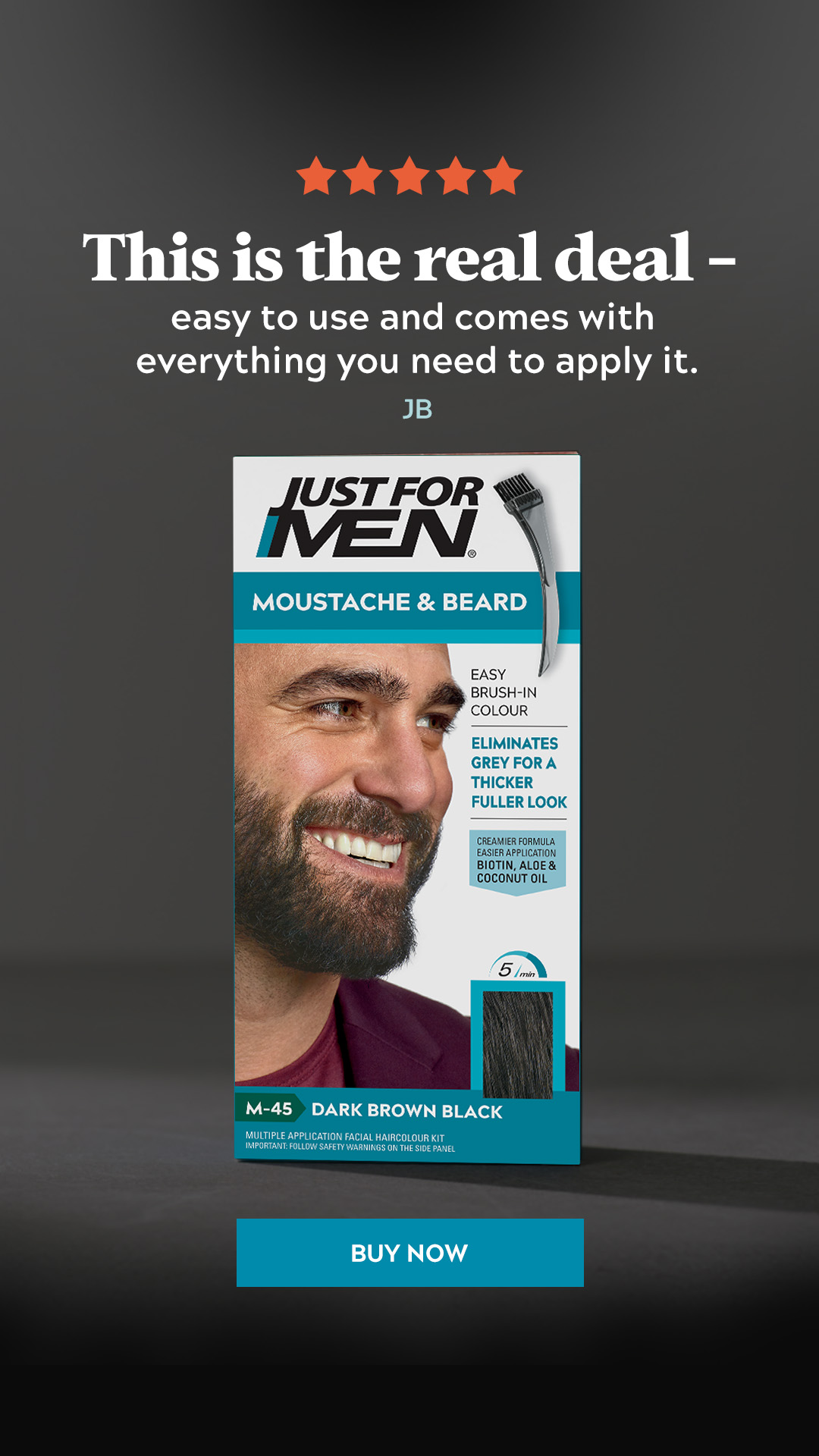 Just For Men EU Facebook ad from Mar 5, 2026