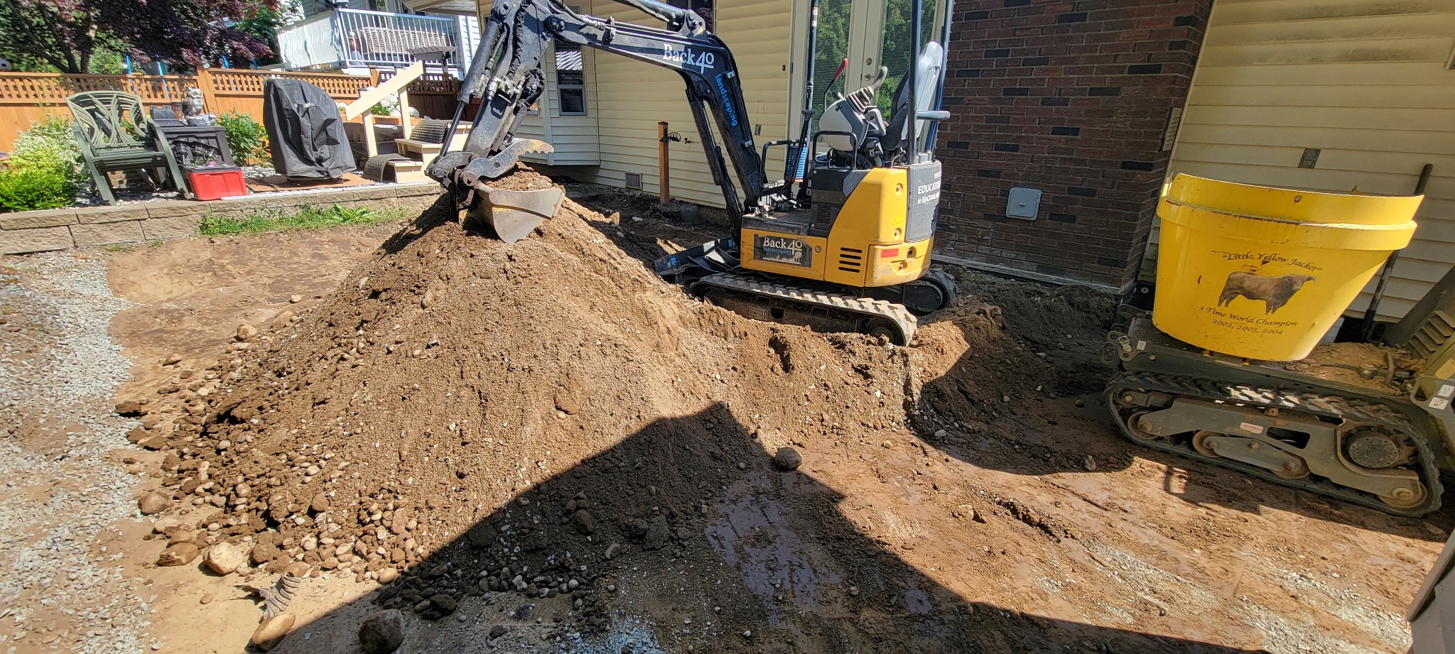 Back 40 landscaping Facebook ad