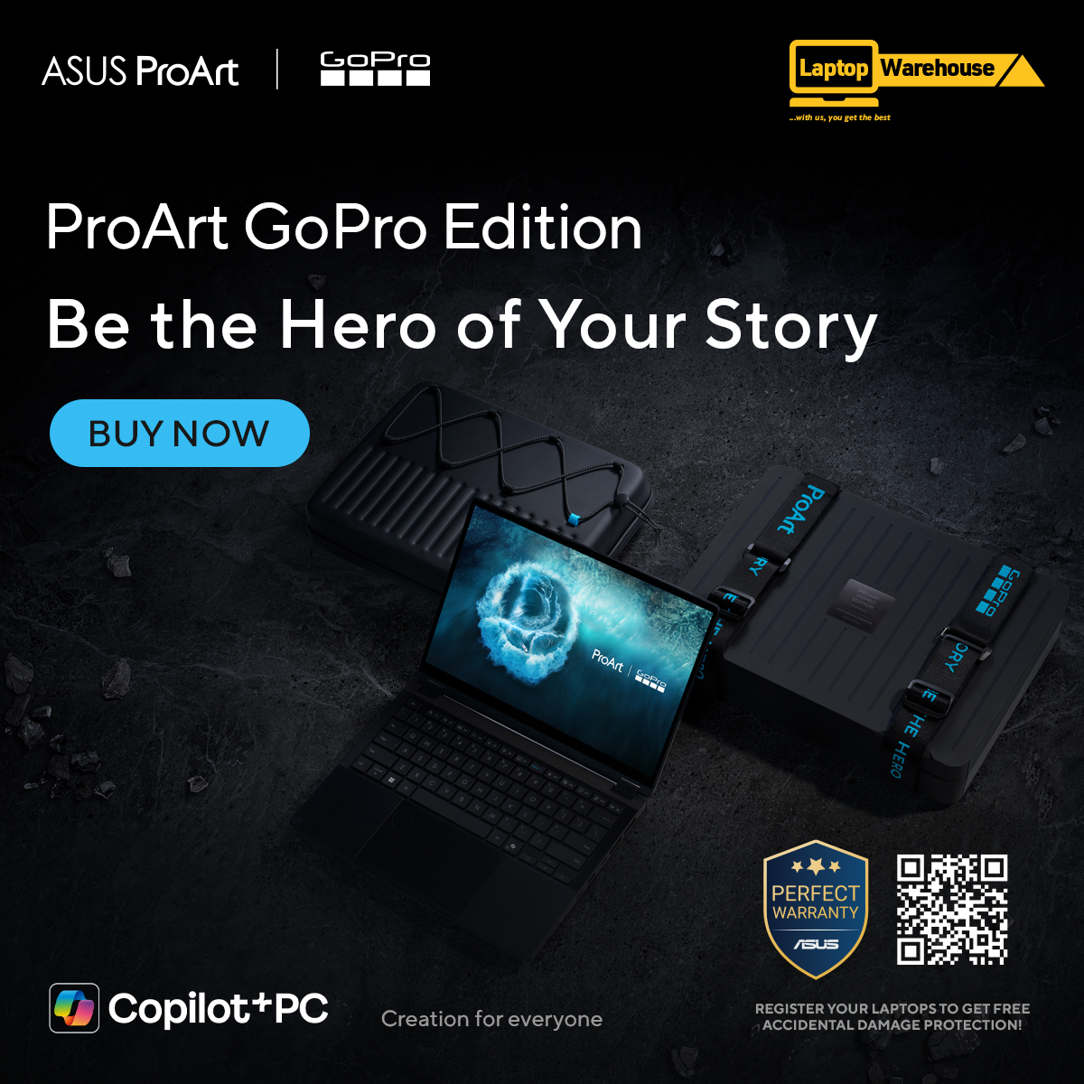 ASUS Facebook ad: ProArt GoPro Edition (PX13; HN7306) - Online store|Laptops…