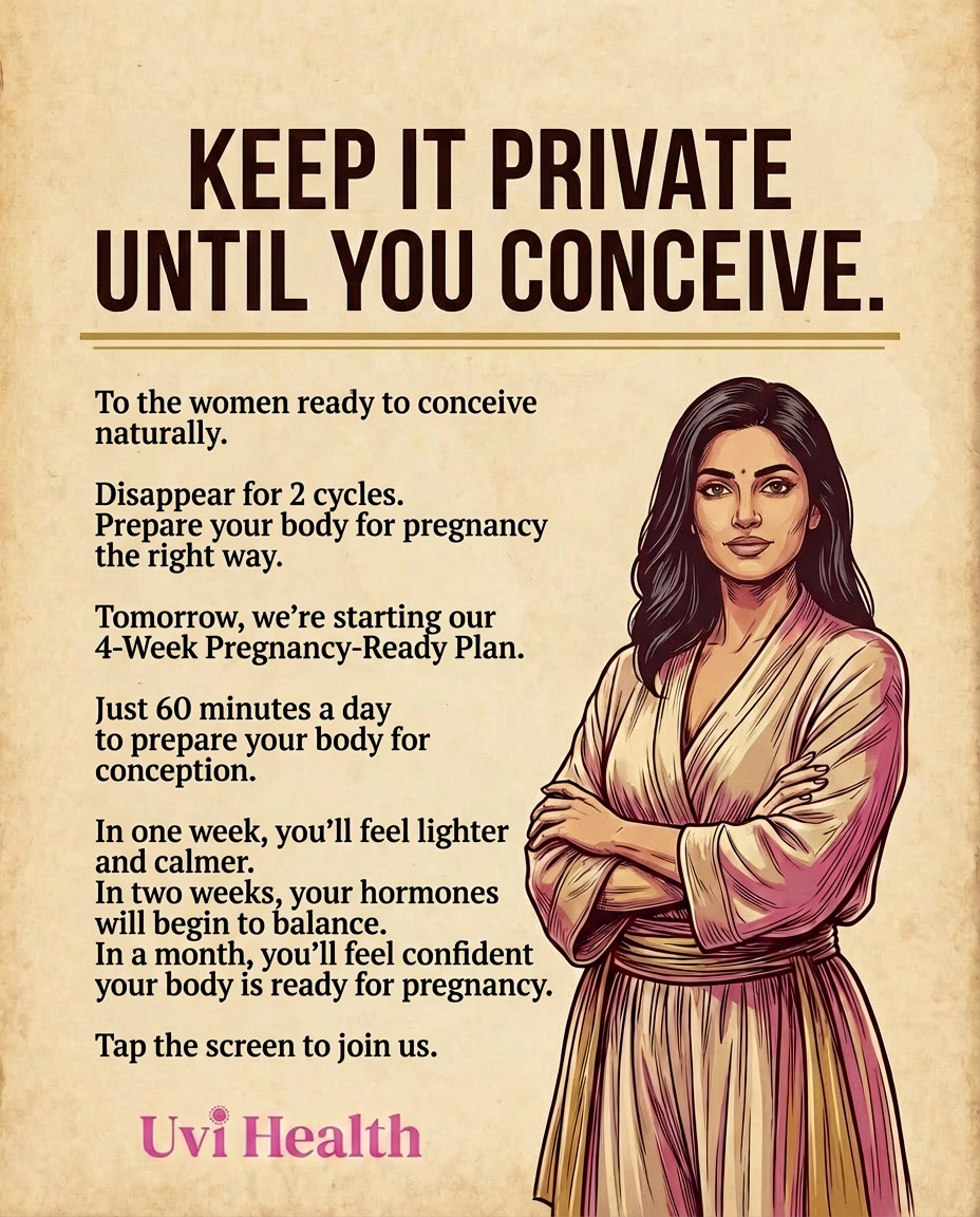 Uvi Health Facebook ad: Conceive Naturally with Uvi Today