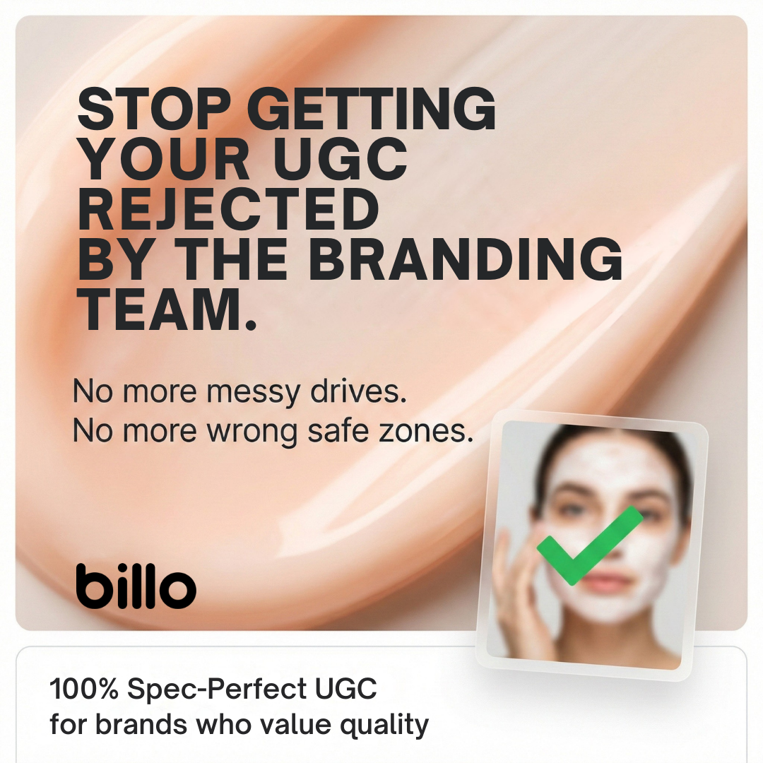 Billo Facebook ad