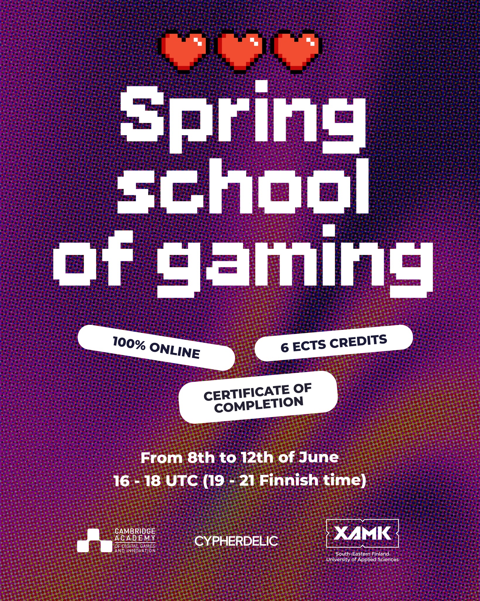 Cambridge Academy of Digital Games and Innovation Facebook ad