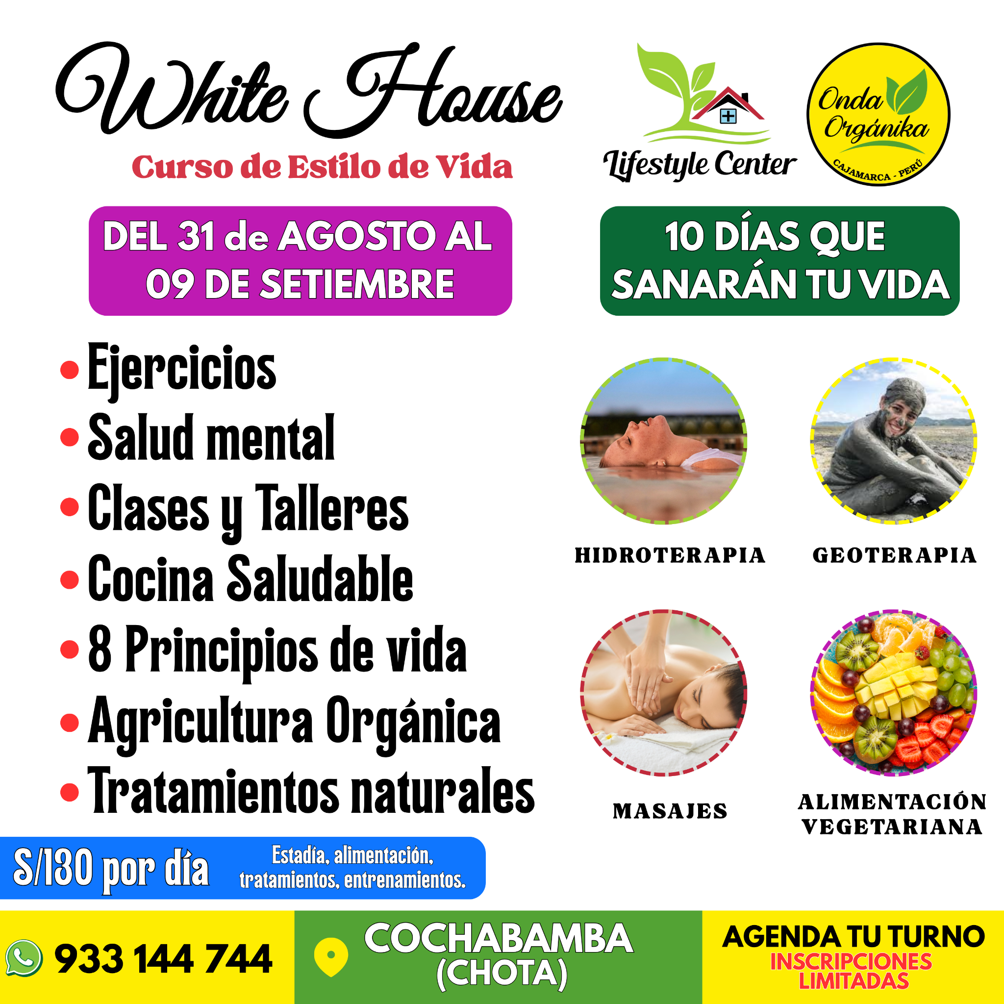 Onda Organika Perú Facebook ad: Regálate 10 días que pueden transformar tu salud…