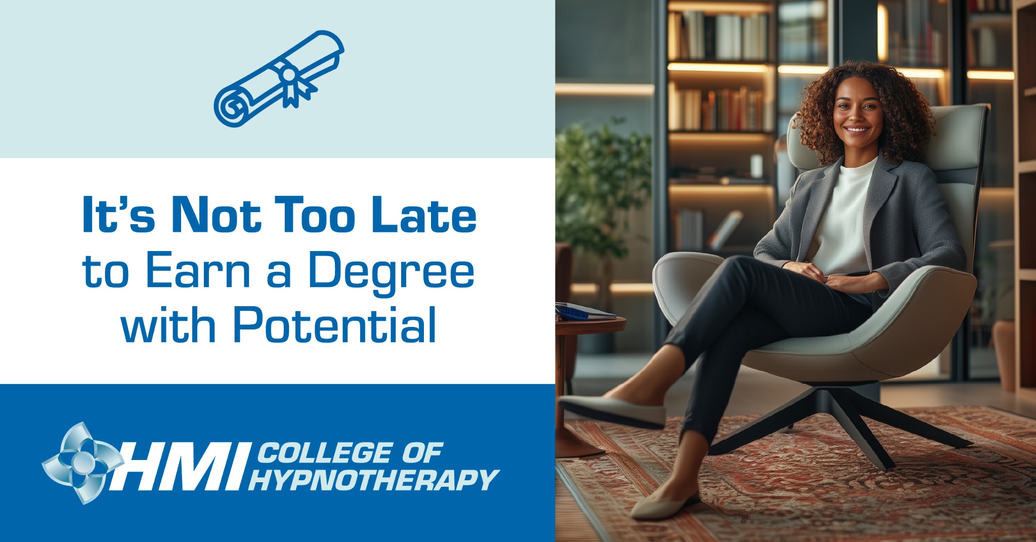 HMI College of Hypnotherapy Facebook ad