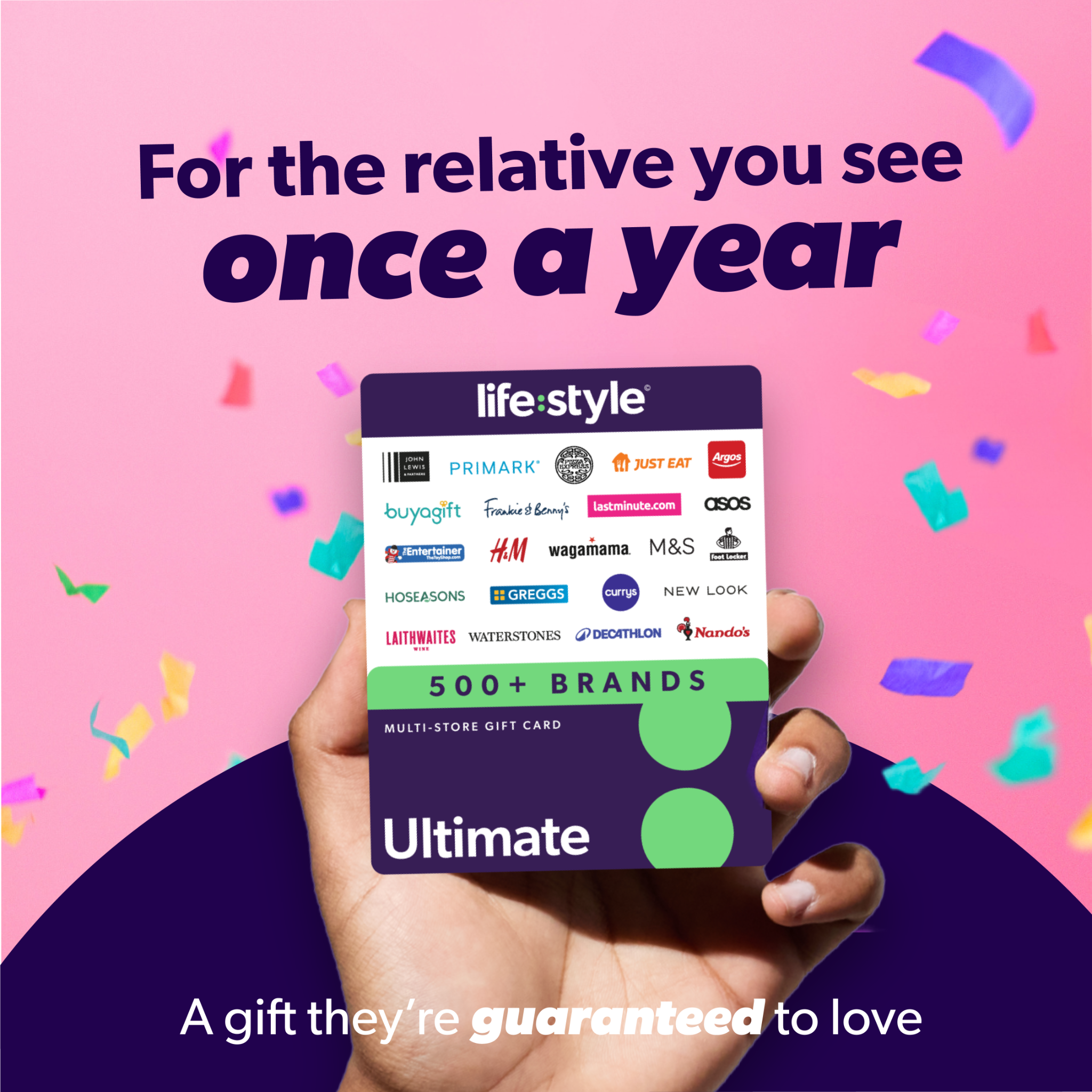 Lifestyle Gift Cards Facebook ad