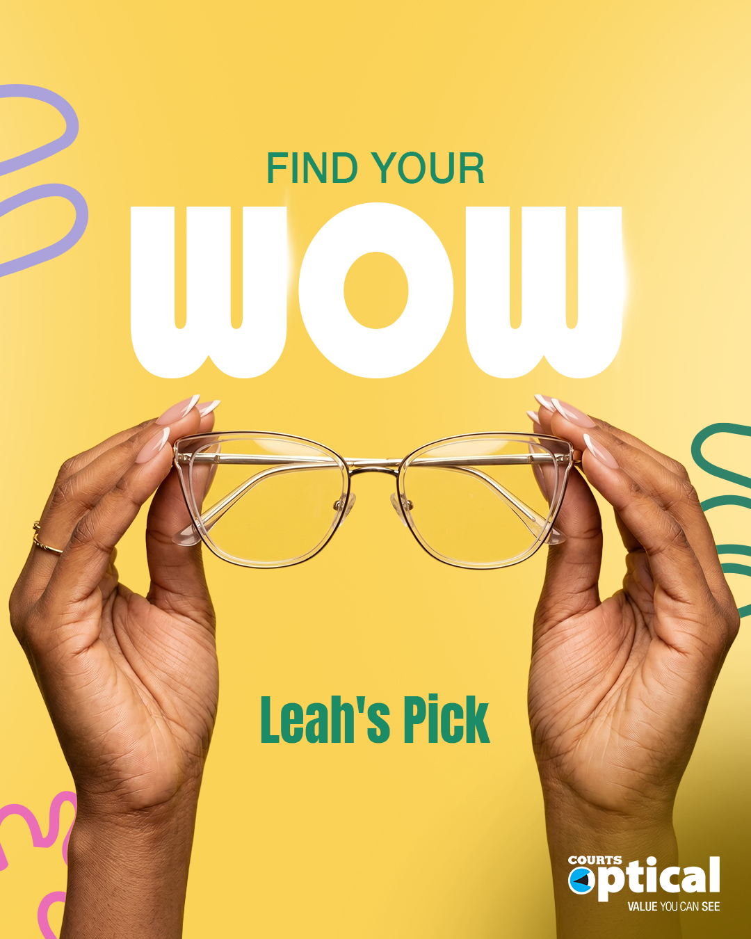 Courts Optical Trinidad & Tobago Facebook ad