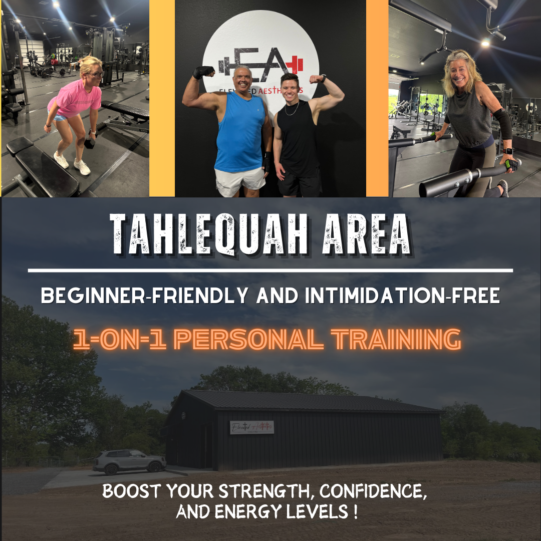 Elevated Aesthetics Facebook ad: Get Fit This Spring Beginner-Friendly PT