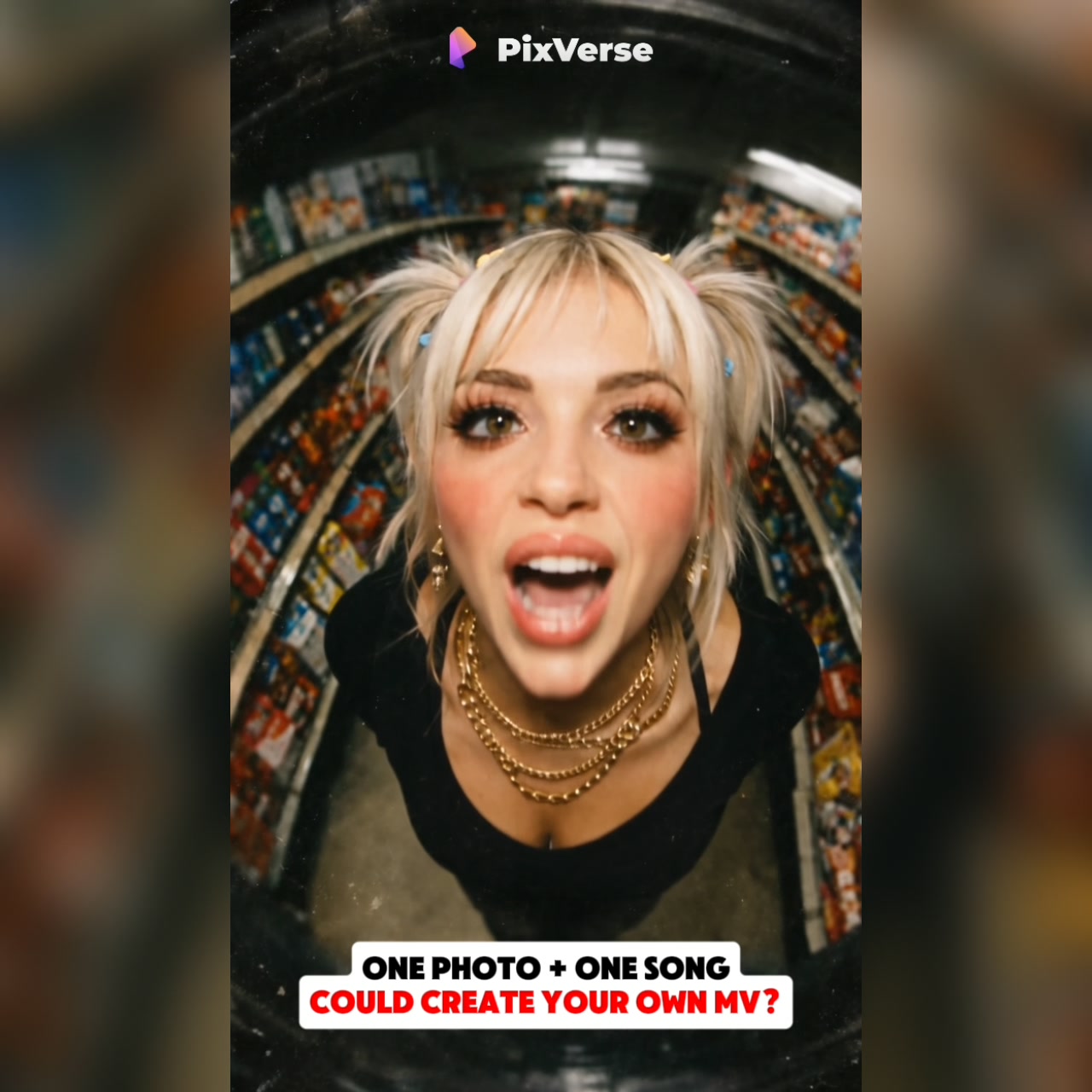 PixVerse Facebook ad: Bring Your Music to Life