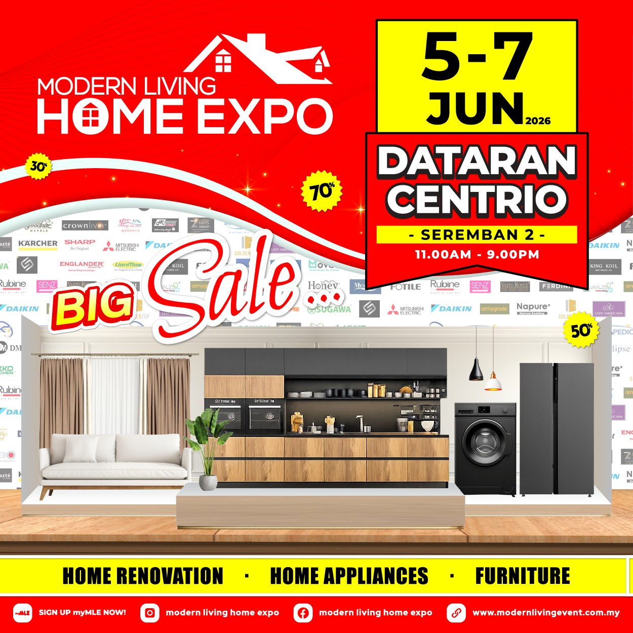 Modern Living Home Expo Facebook ad