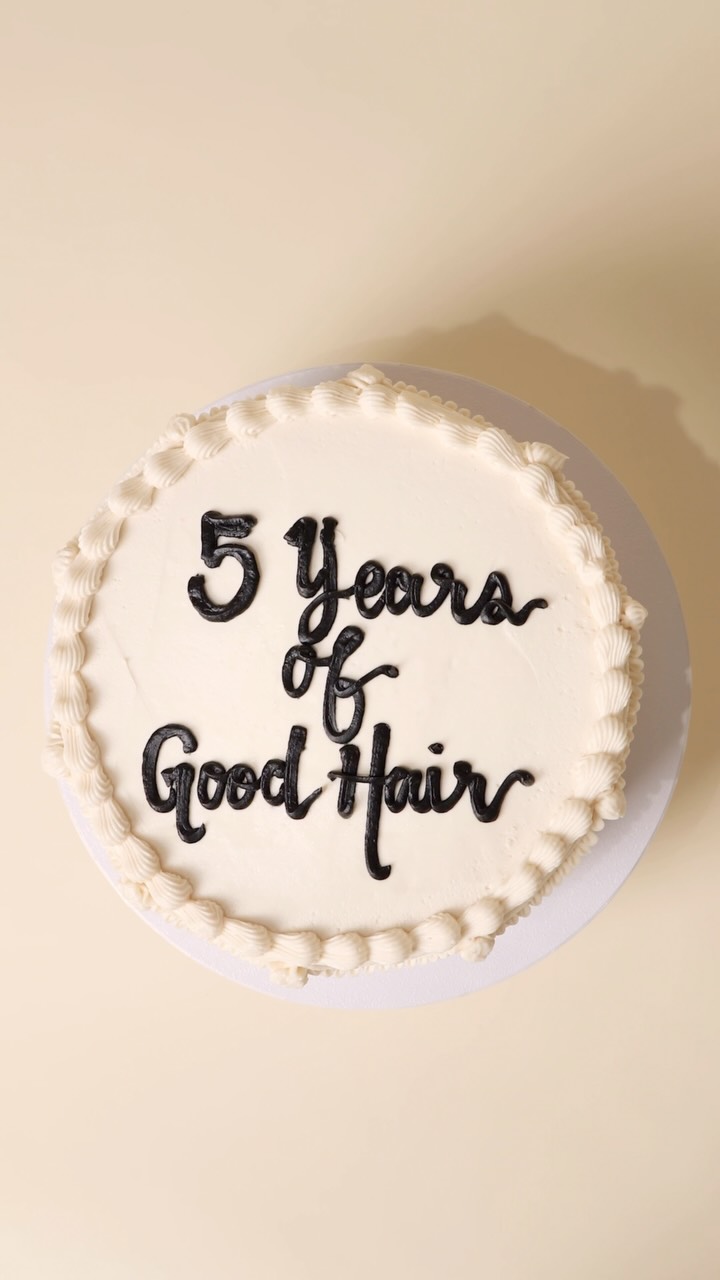 LolaVie Facebook ad: Five years. Countless good hair days.