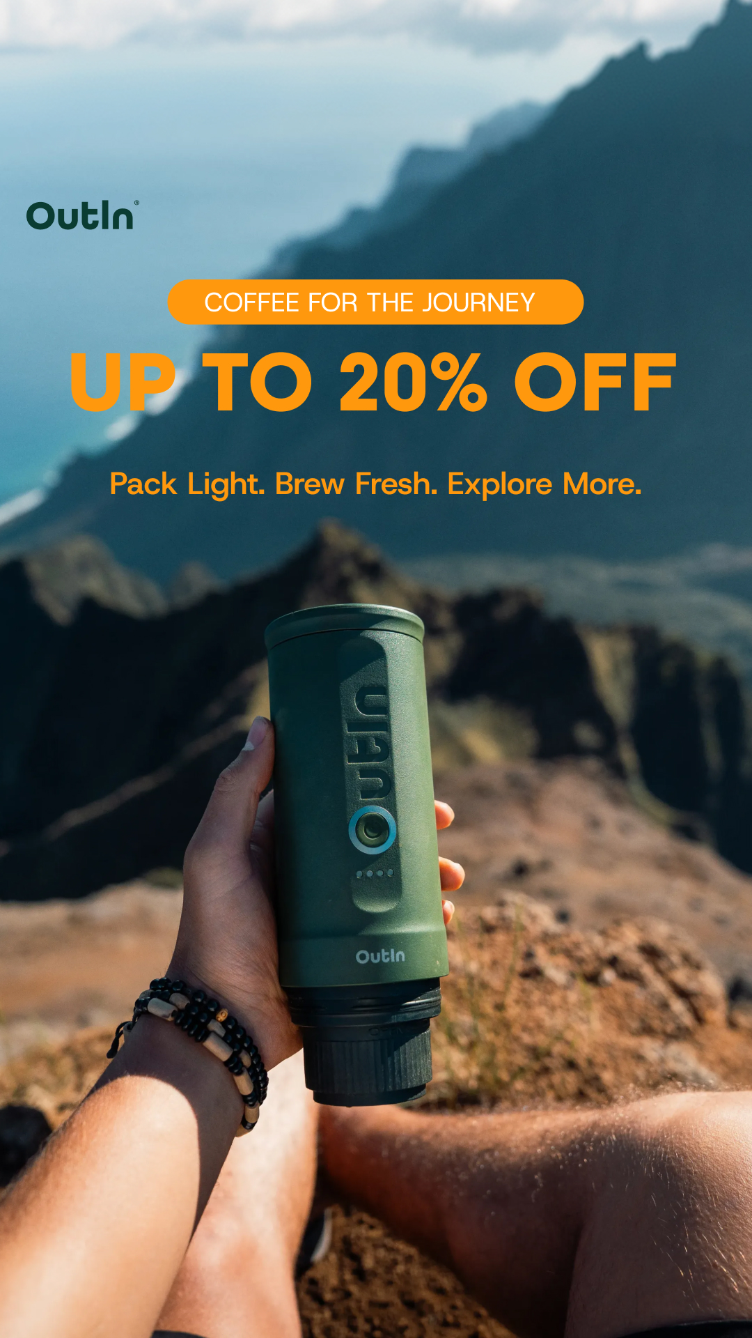 Outin Portable Electric Espresso Machine Facebook ad