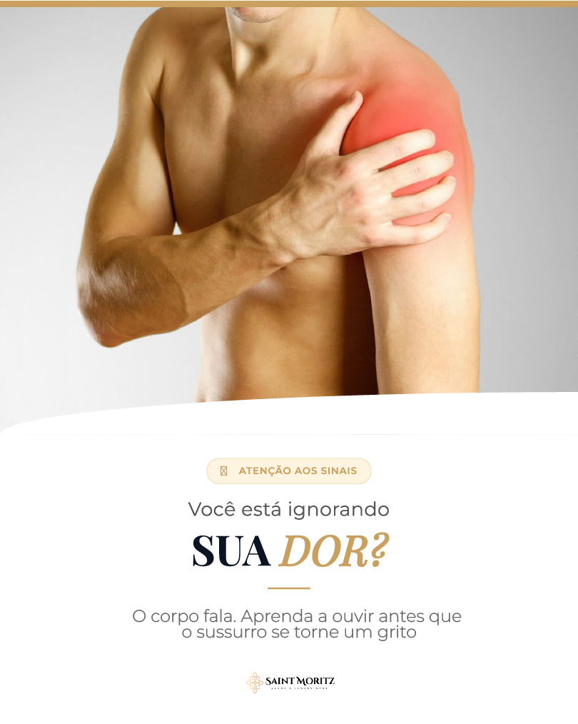 Clínica Saint Moritz Facebook ad: Pacientes que viviam com dor todos os dias…