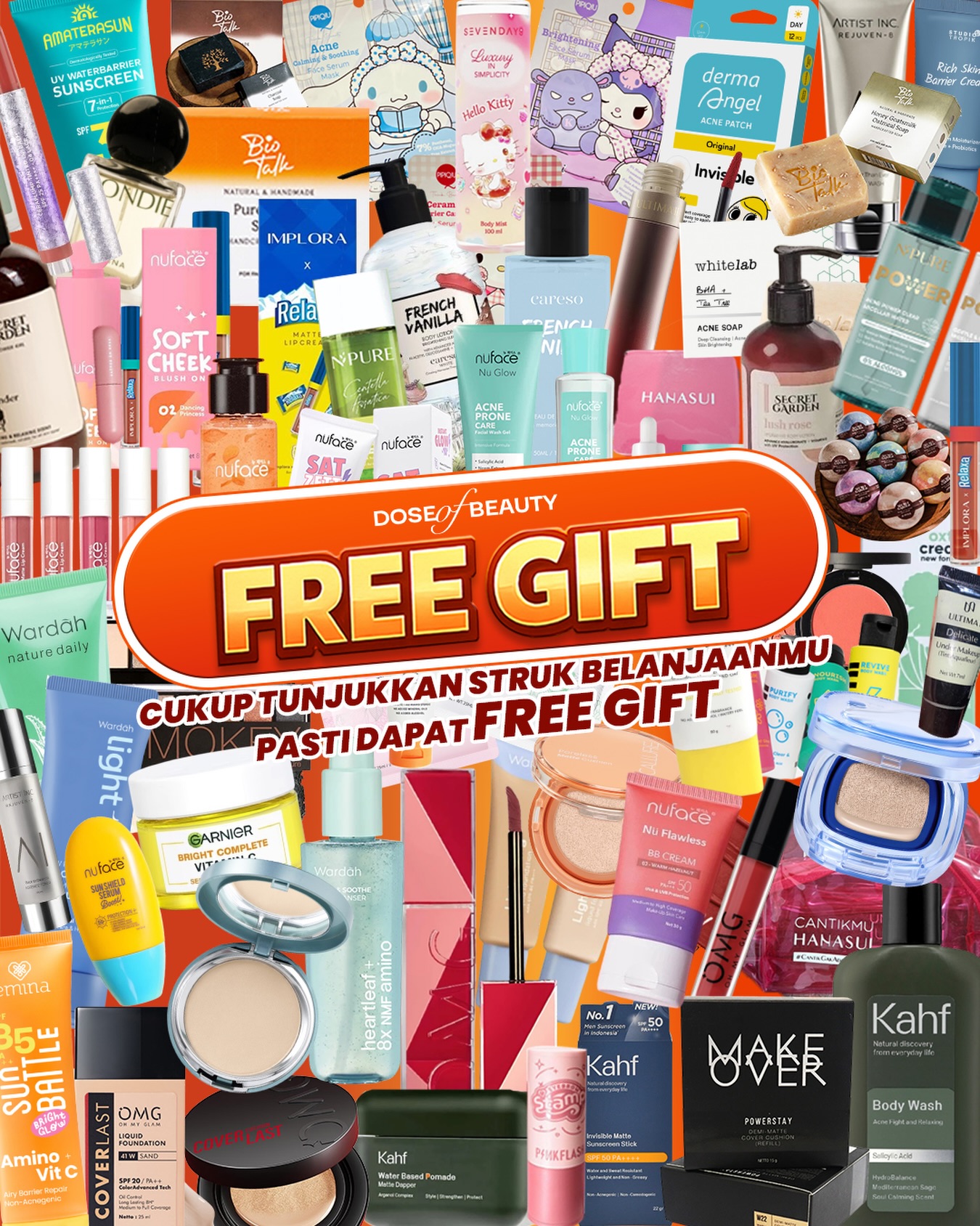 Doseofbeauty.id Facebook ad: Belanja di @doseofbeauty.id ๐๐ง๐ญ๐ฎ๐ง๐ ๐ง๐ฒ๐ ๐๐จ๐ฎ๐๐ฅ๐!