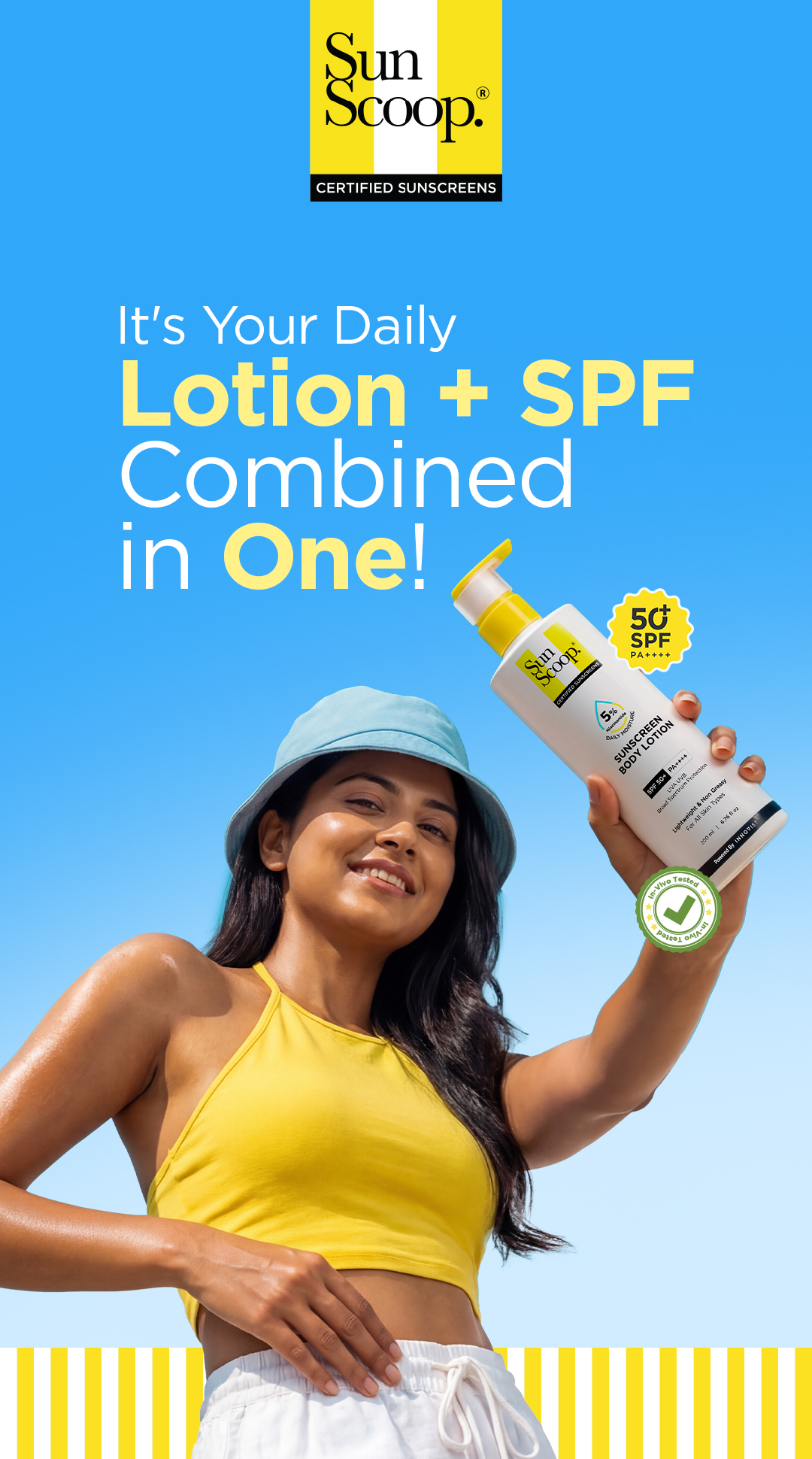 Sunscoop SPF Facebook ad