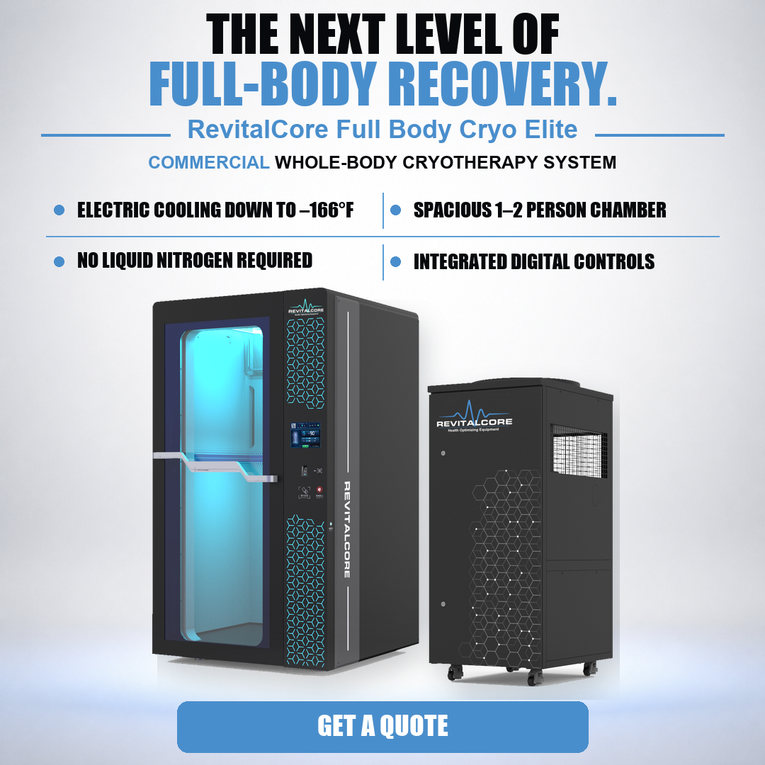RevitalCore Equipment Facebook ad from Aug 12, 2026
