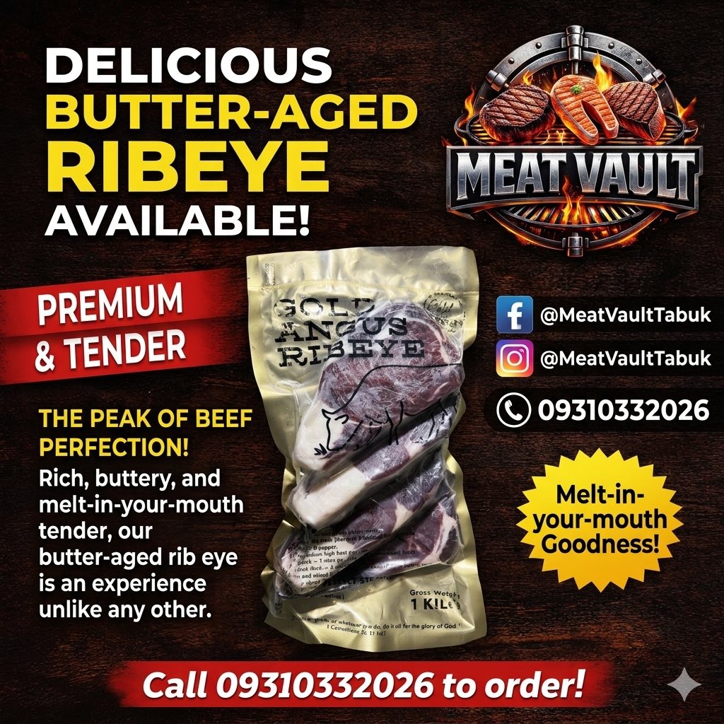 MEAT VAULT - TABUK Facebook ad: Craving premium quality at home?