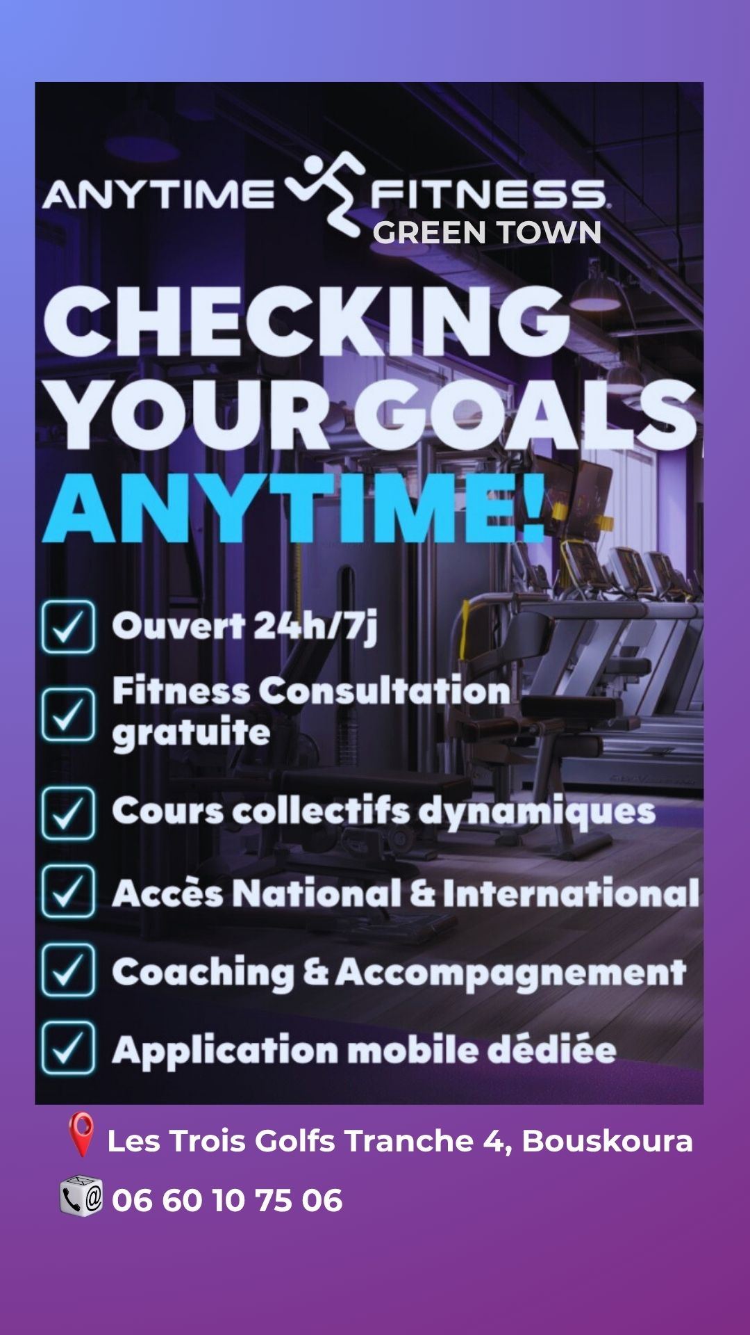 Anytime Fitness Green Town Facebook ad from Feb 27, 2026