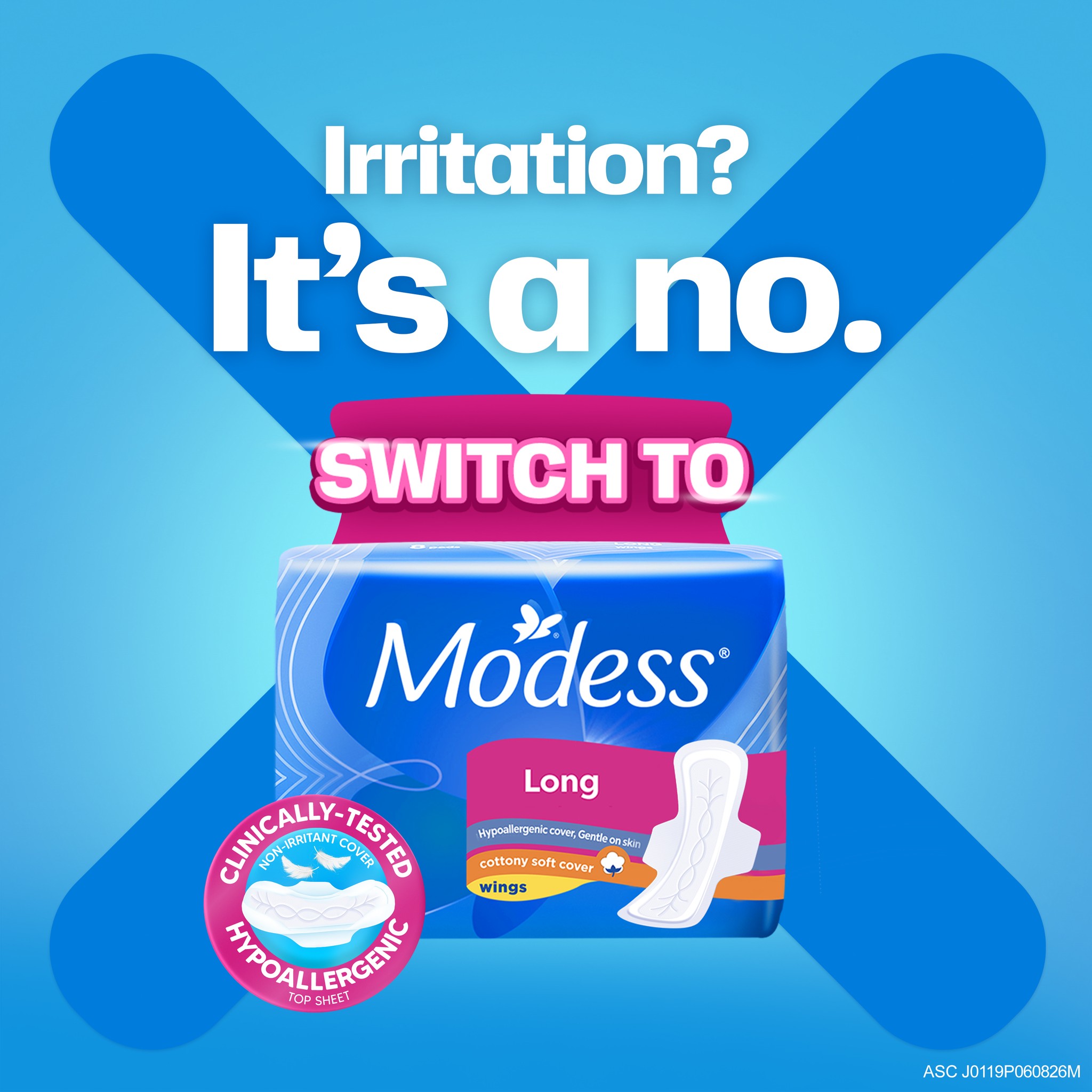 Modess Angels Facebook ad