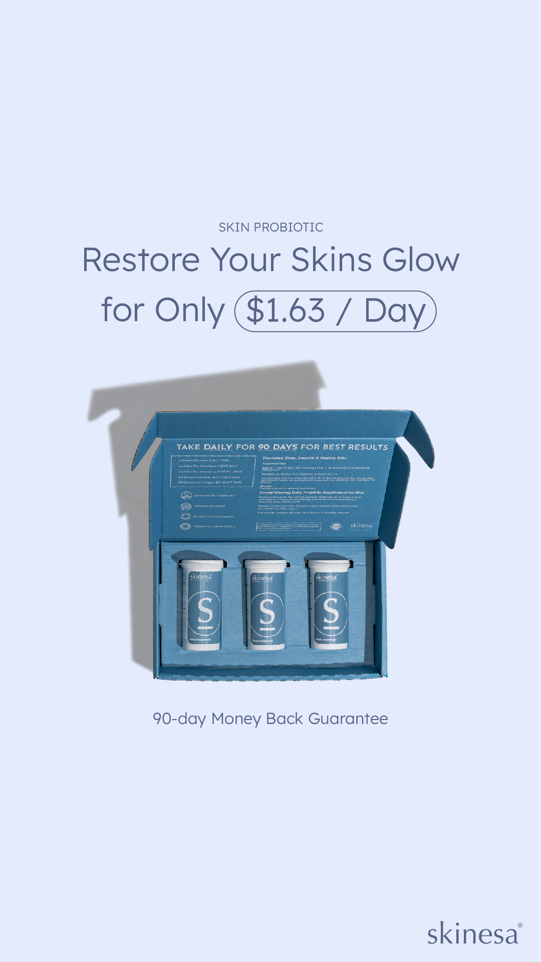 Skinesa Facebook ad