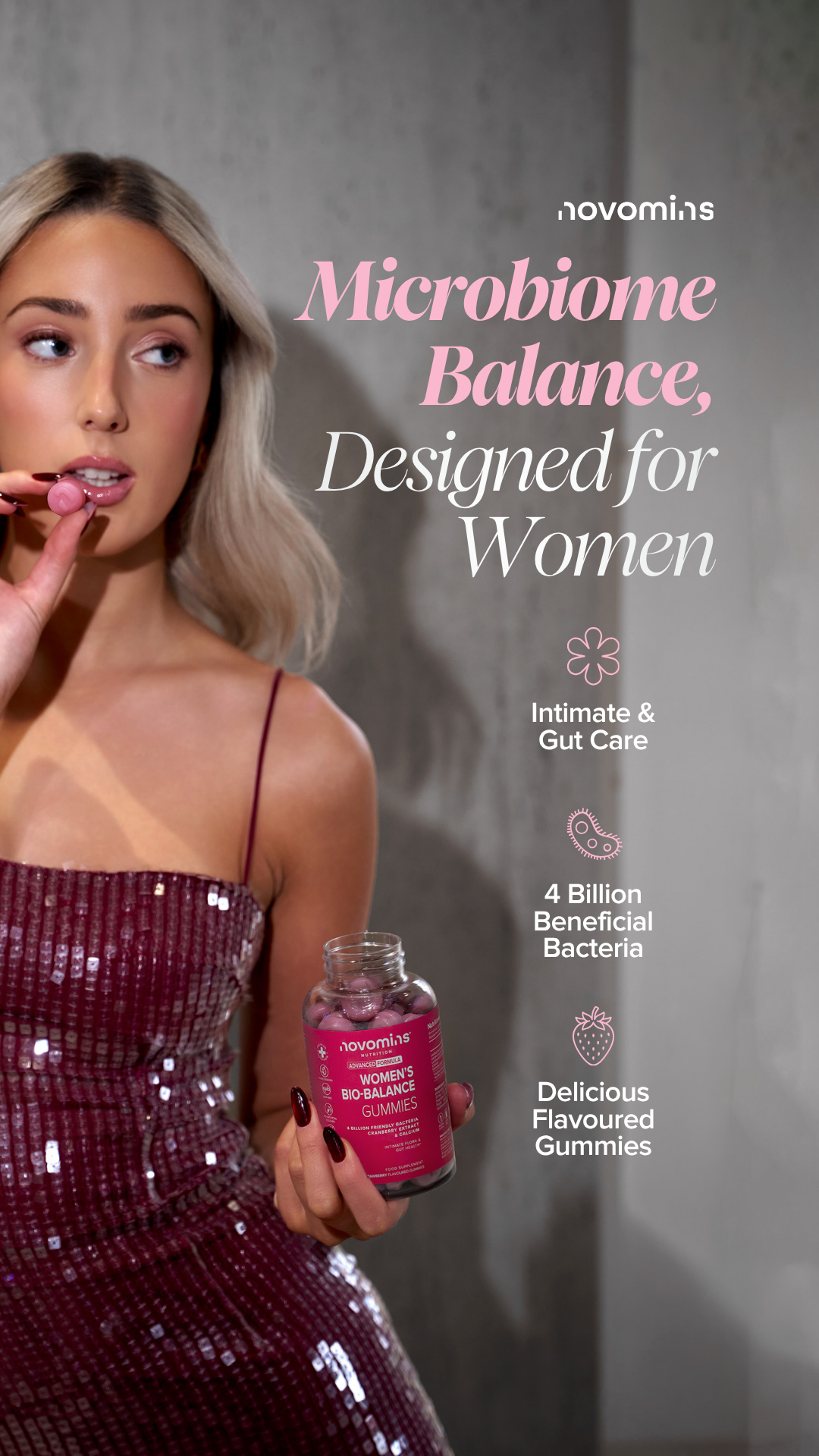 Novomins Nutrition Facebook ad