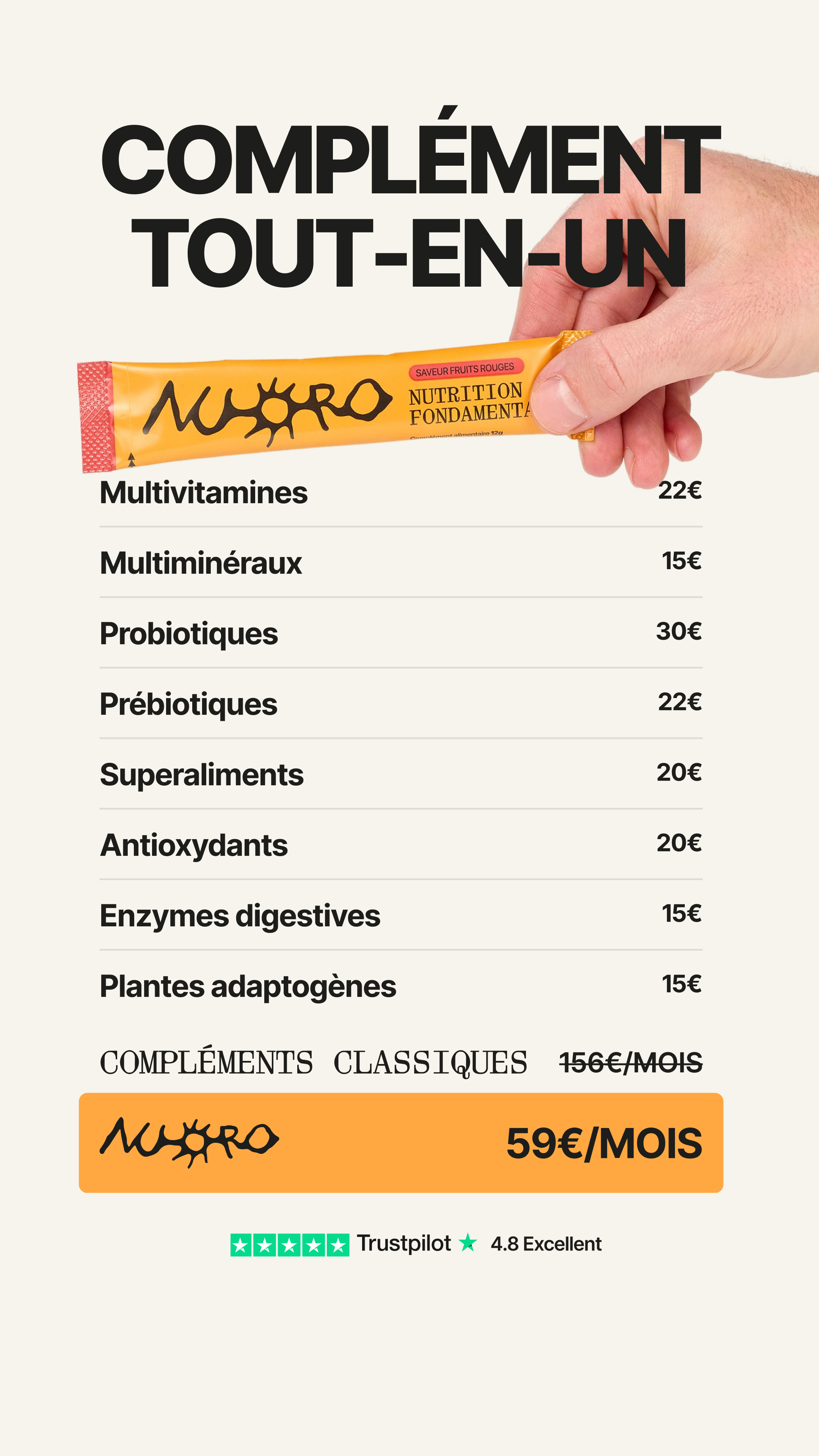 Drinknuoro Facebook ad