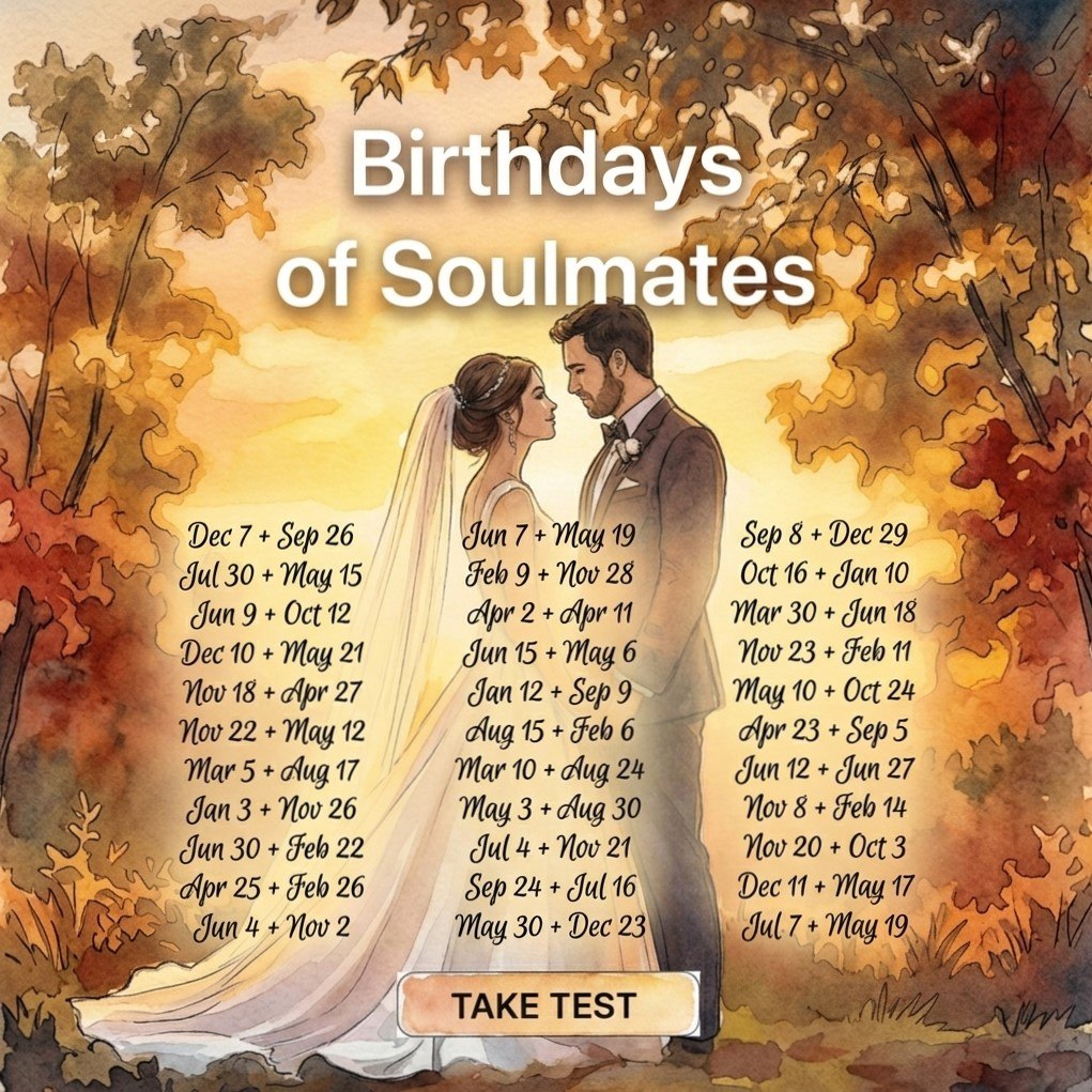 Azora - Soulmate Reveal Facebook ad: Soulmate Birthdays Revealed