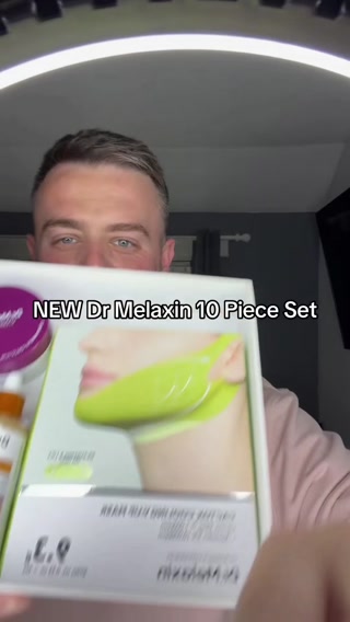 Dr.Melaxin UK Facebook ad: 10-Step Skin Renewal Routine Set