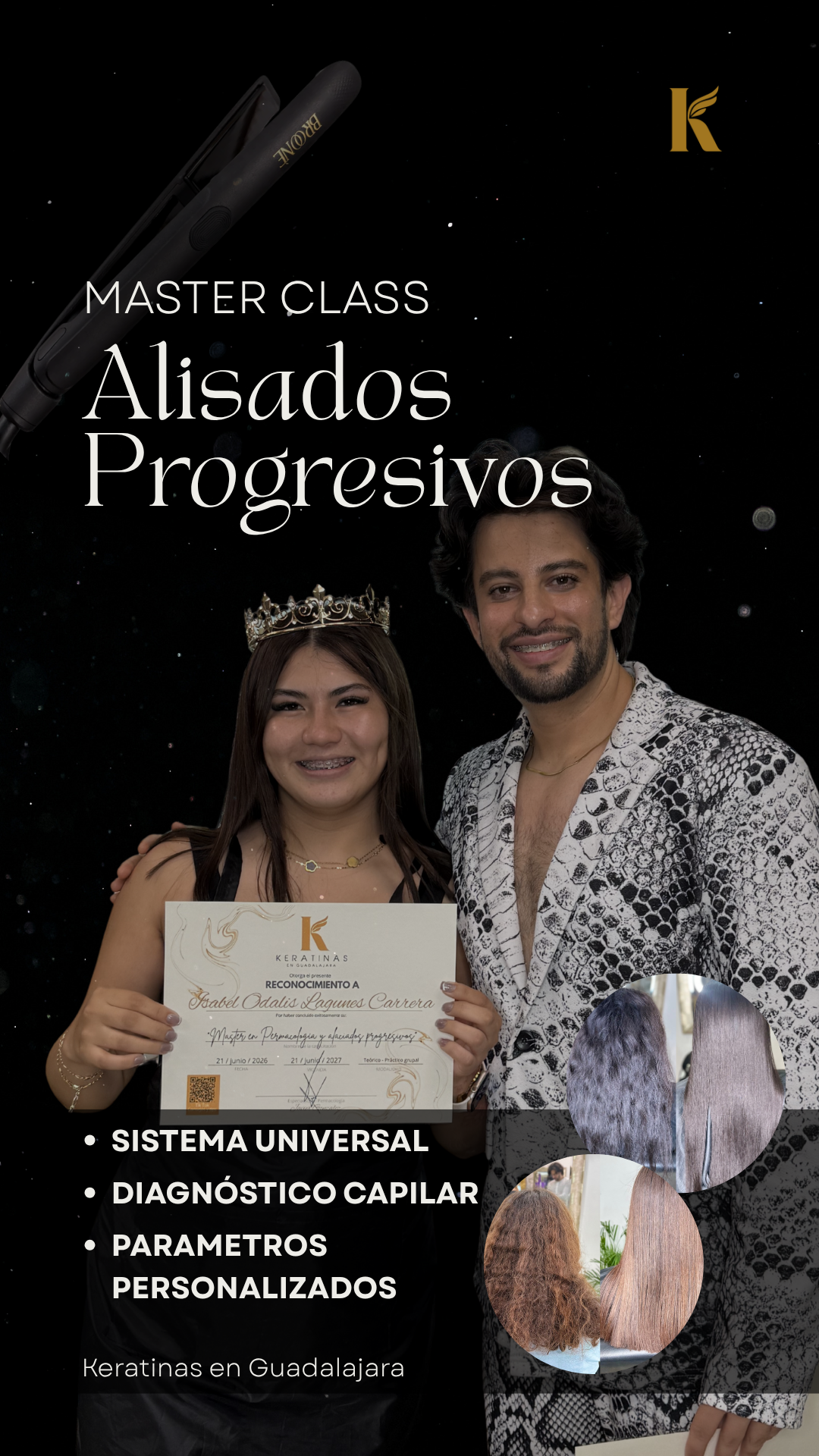 Keratinas en Guadalajara Facebook ad