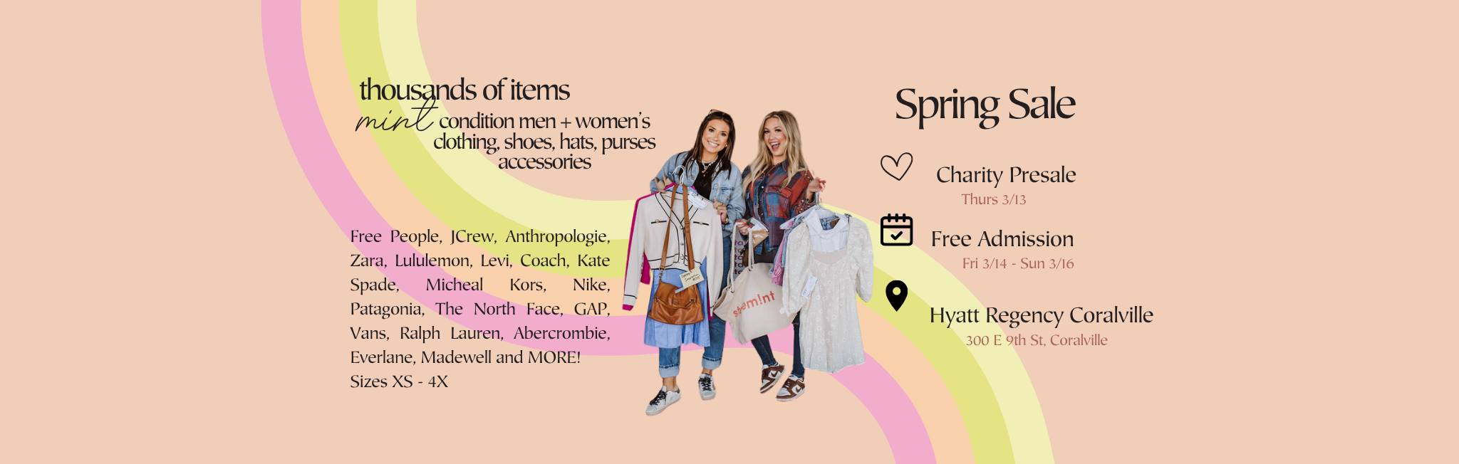 Statemint Coralville Facebook ad: Statem!nt Pop Up Consignment for Adults - 40 to 80% Off…