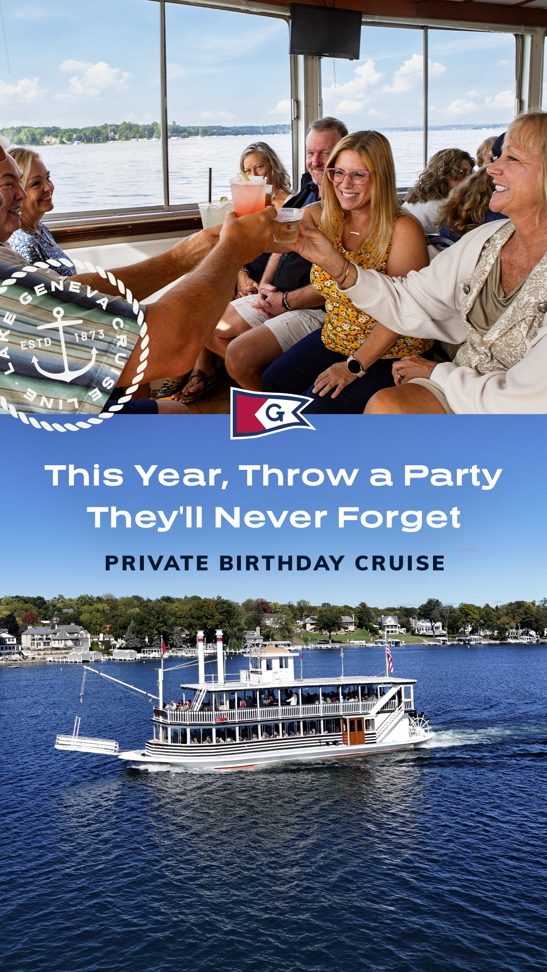 Lake Geneva Cruise Line Facebook ad